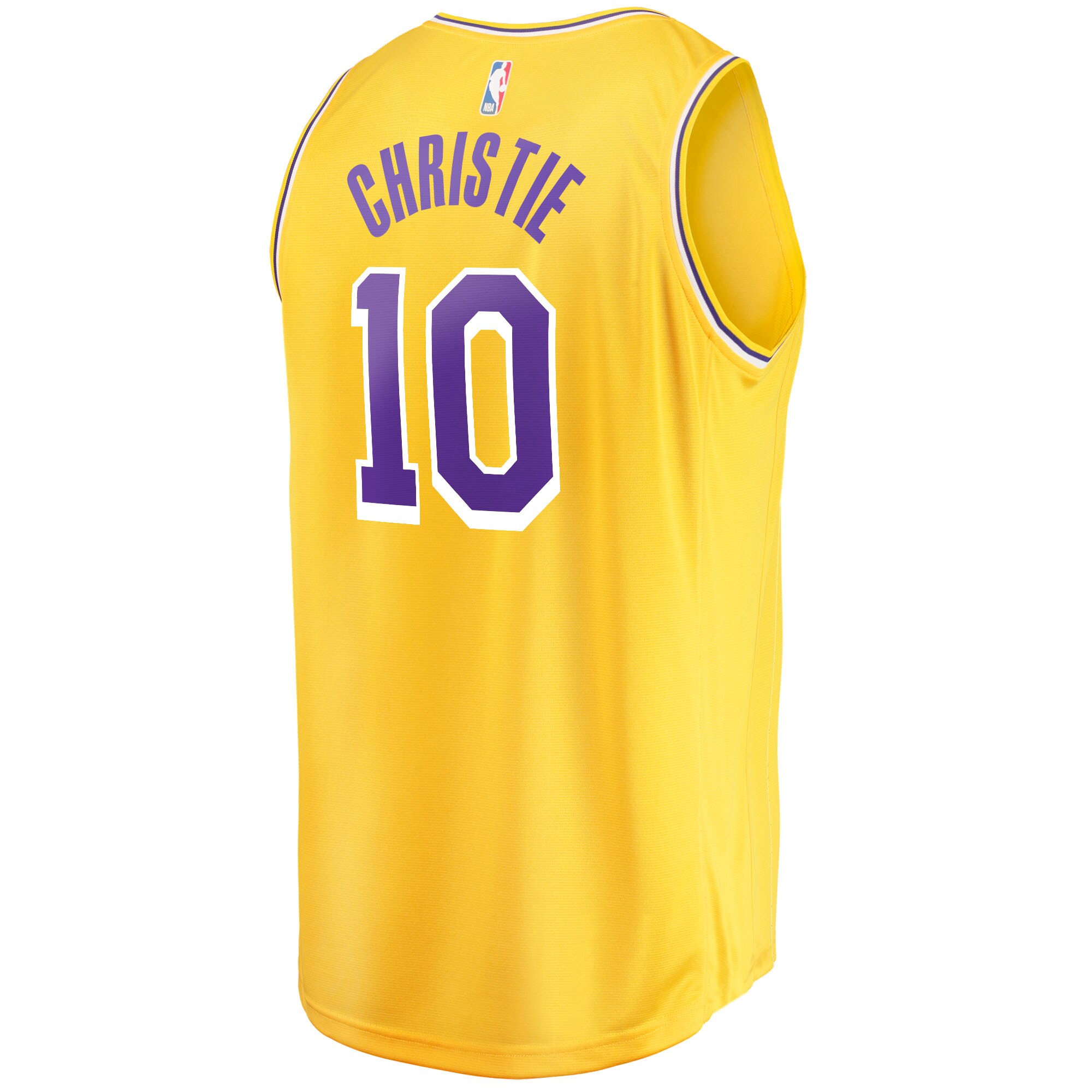 Max Christie Los Angeles Lakers  Fast Break Replica Jersey - Icon Edition - Gold