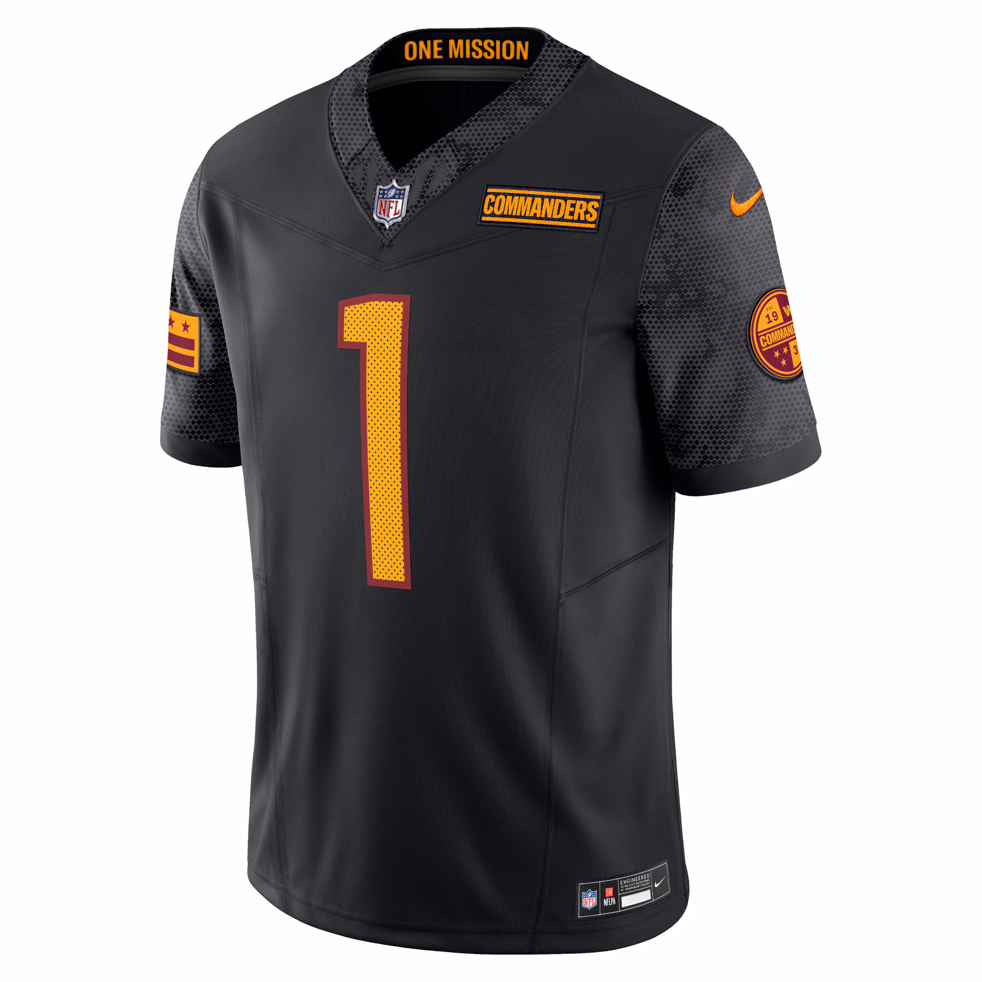 Jahan Dotson Washington Commanders Alternate Vapor F.U.S.E. Limited Jersey - Black