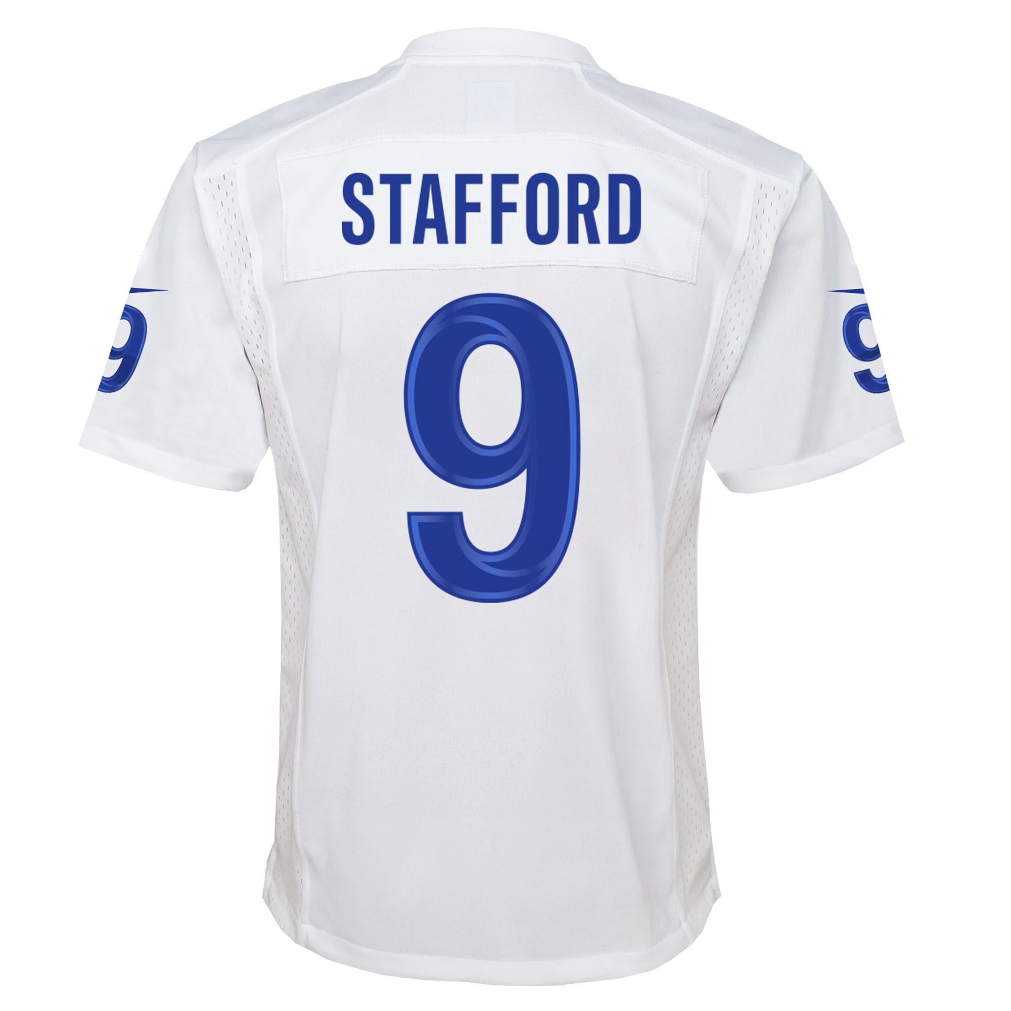 Matthew Stafford Los Angeles Rams Youth Super Bowl LVI Game Patch Jersey - White