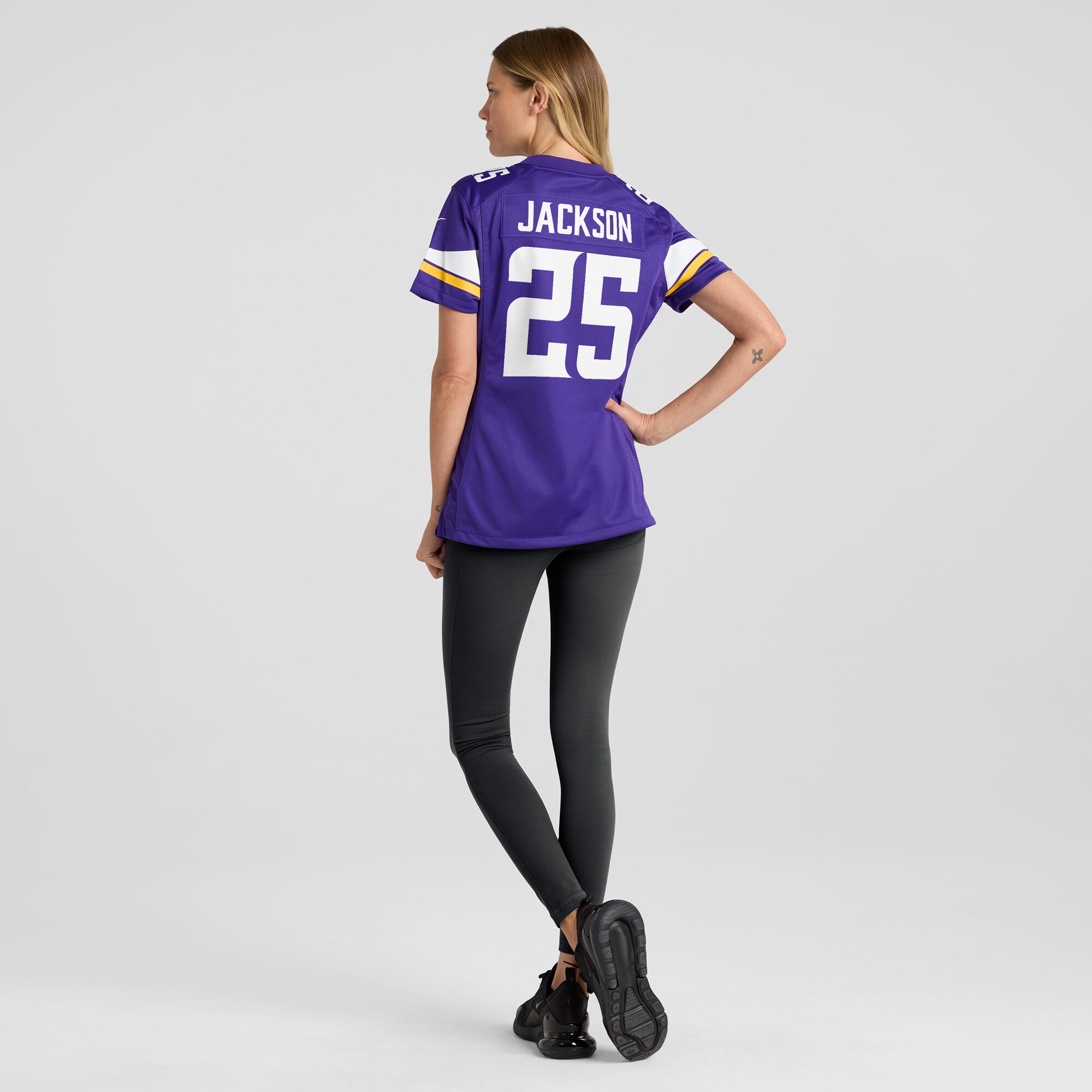 Theo Jackson Minnesota Vikings Women's Home Game Player Jersey - Purple