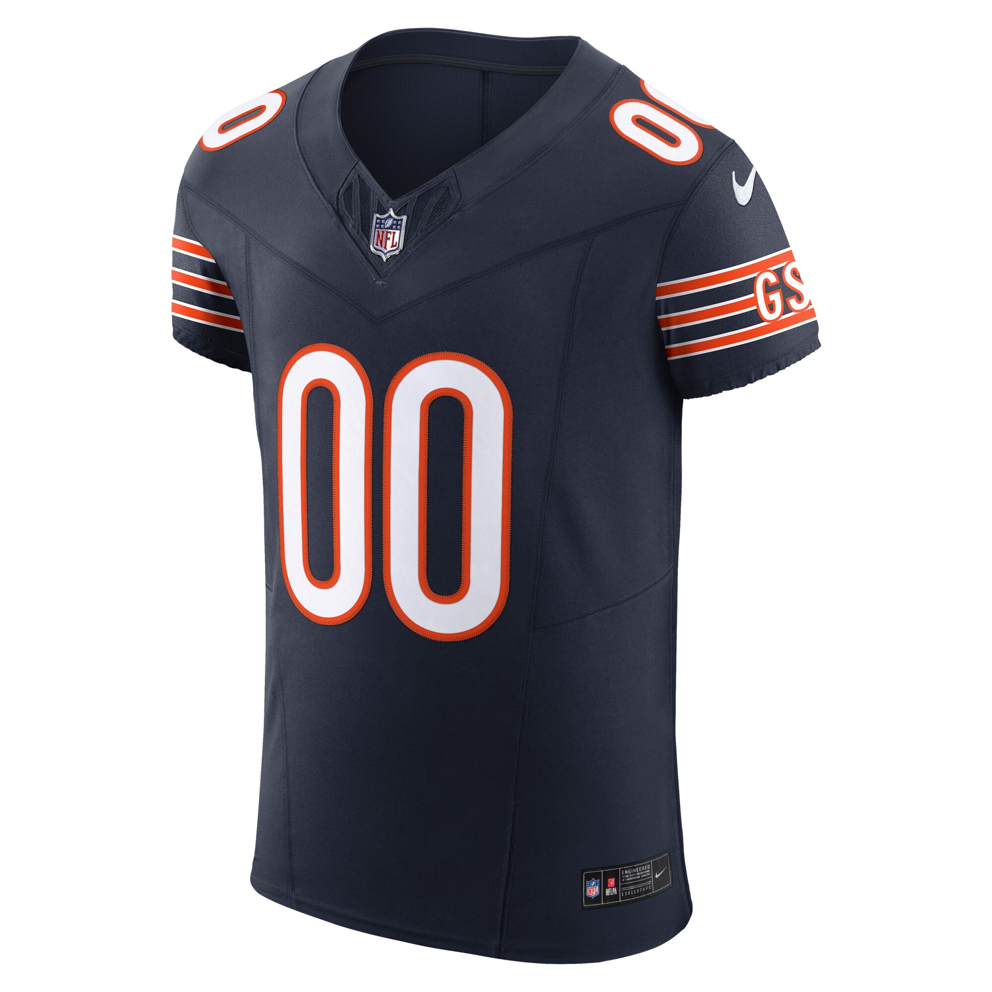 Chicago Bears  Vapor F.U.S.E. Elite Custom Jersey - Navy