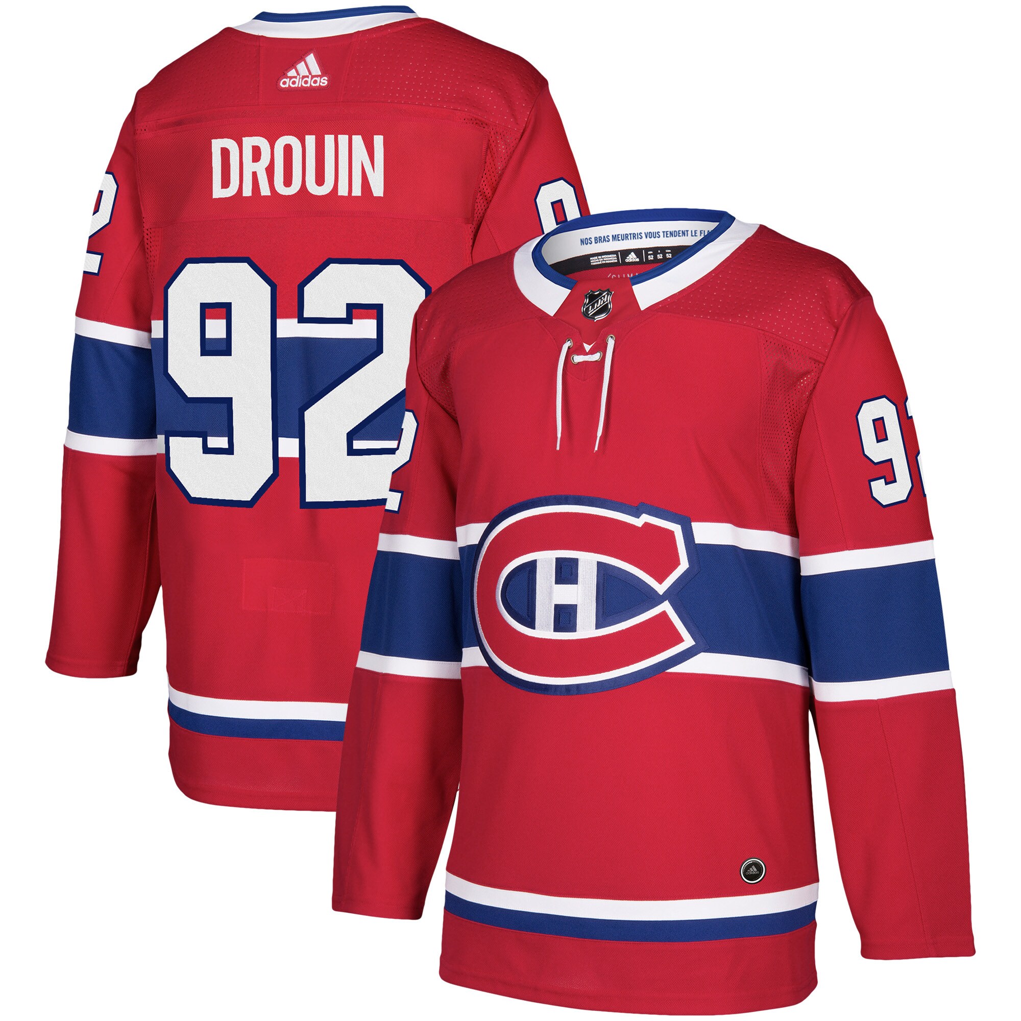 Jonathan Drouin Montreal Canadiens  Authentic Player Jersey - Red
