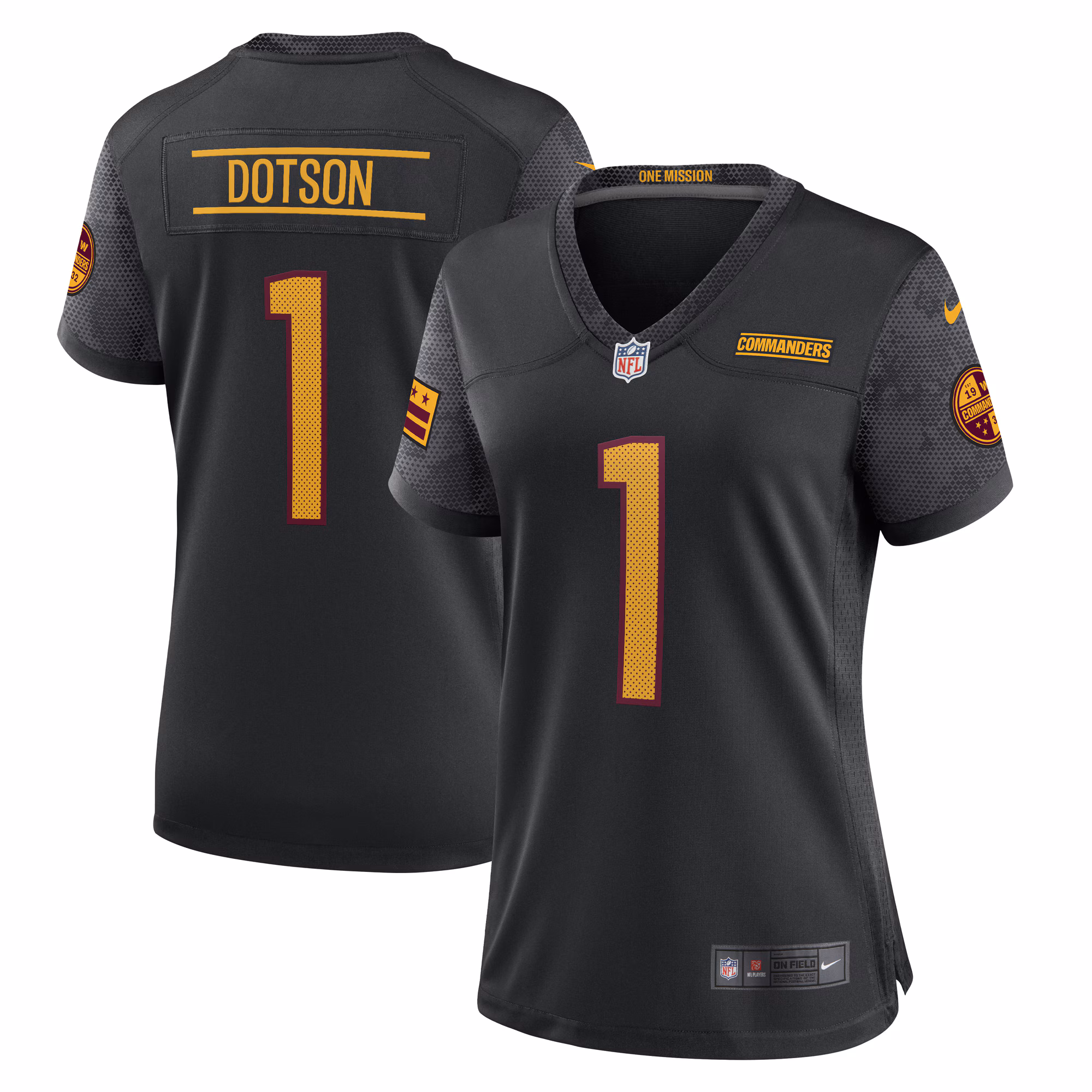 Jahan Dotson Washington Commanders Women's Player Jersey - Black