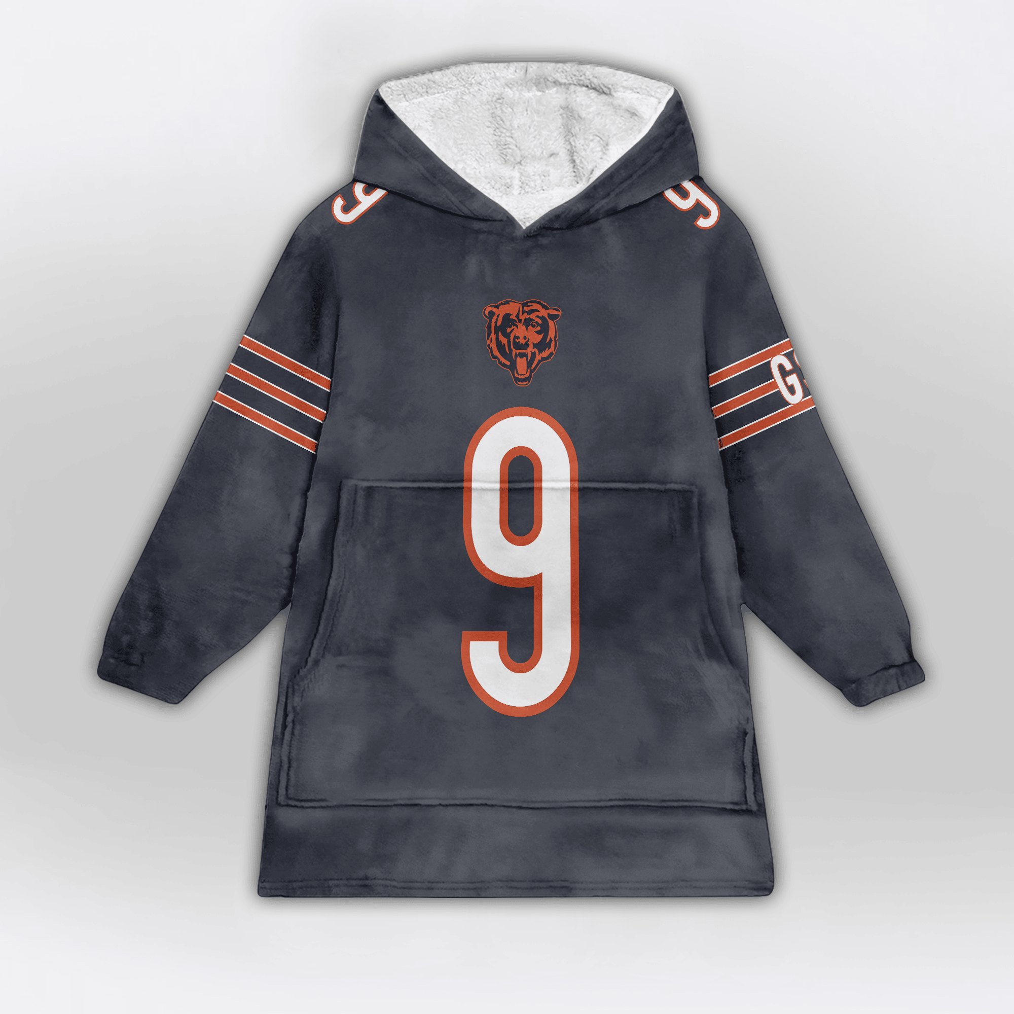 Kid J.M 9 Chicago Football Unisex Blanket Hoodie