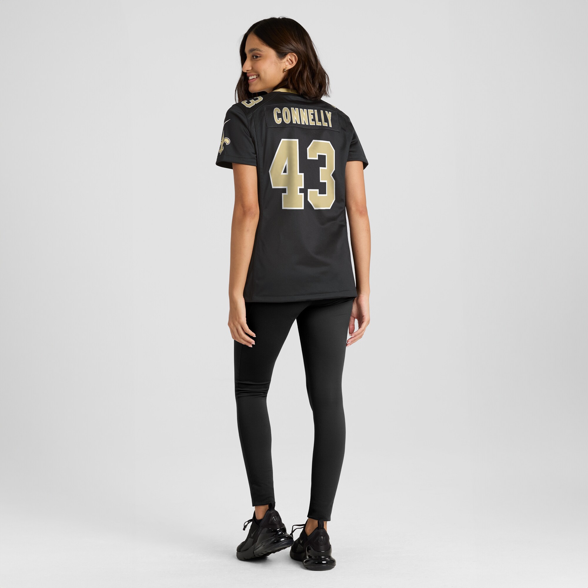 Ryan Connelly New Orleans Saints Women's Team Game Jersey -  Black