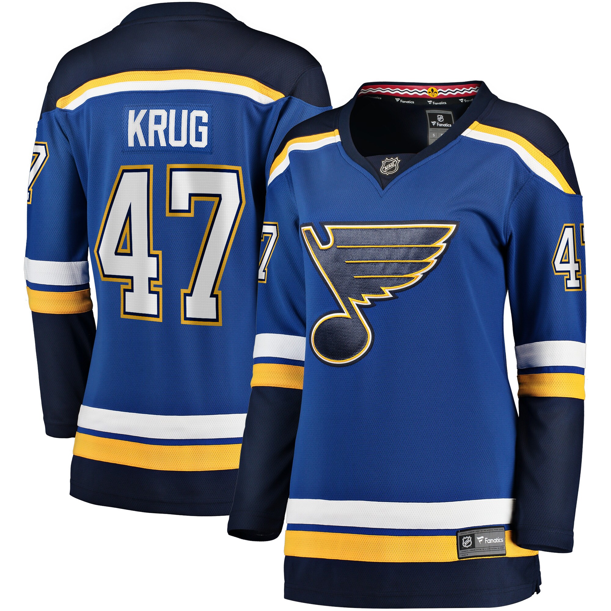 Torey Krug St.Louis Blues Women's Home Premier Breakaway Player Jersey - Blue