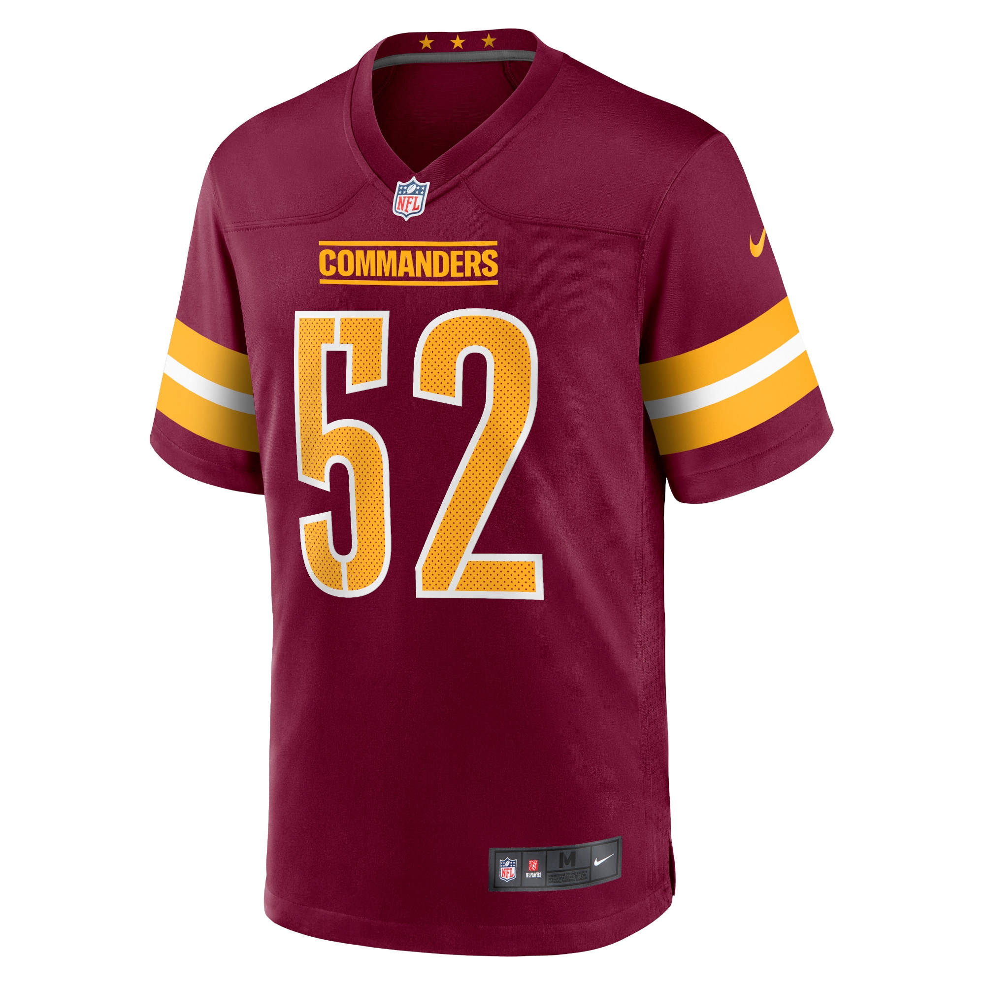 Jamin Davis Washington Commanders  Game Jersey - Burgundy
