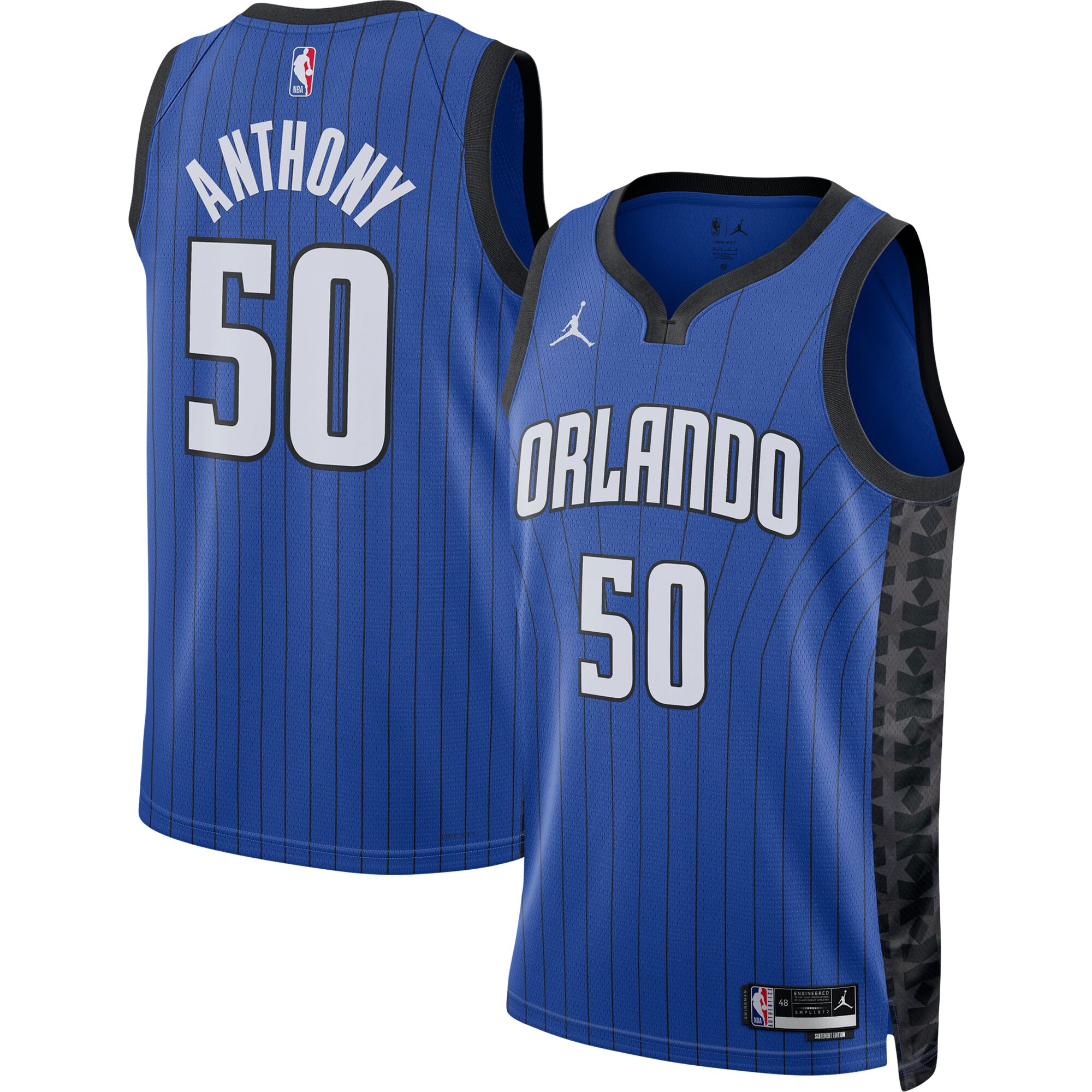 Cole Anthony 2022/23 Orlando Magic  Unisex Swingman Jersey - Statement Edition - Blue