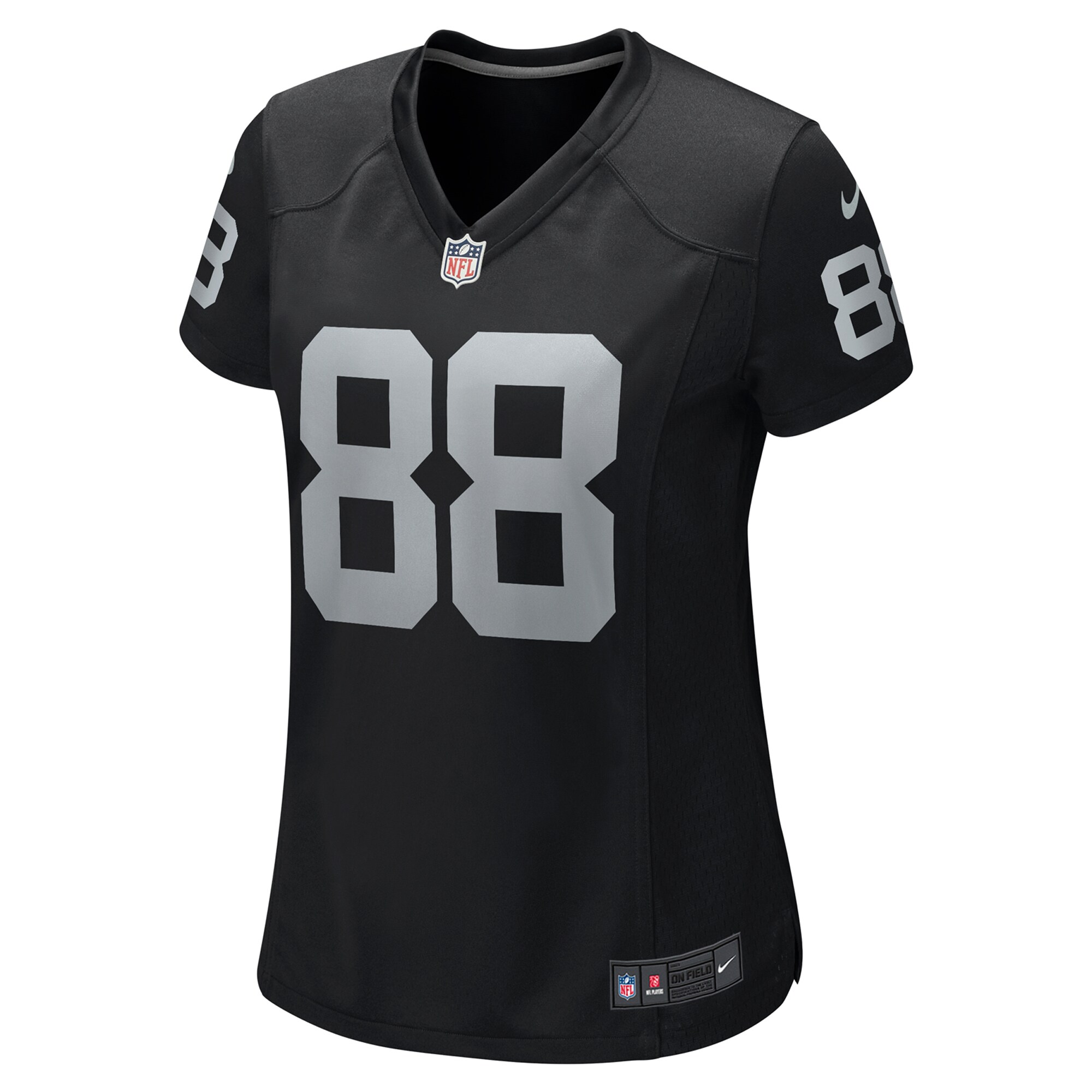 Jacob Hollister Las Vegas Raiders  Women's Game Player Jersey - Black