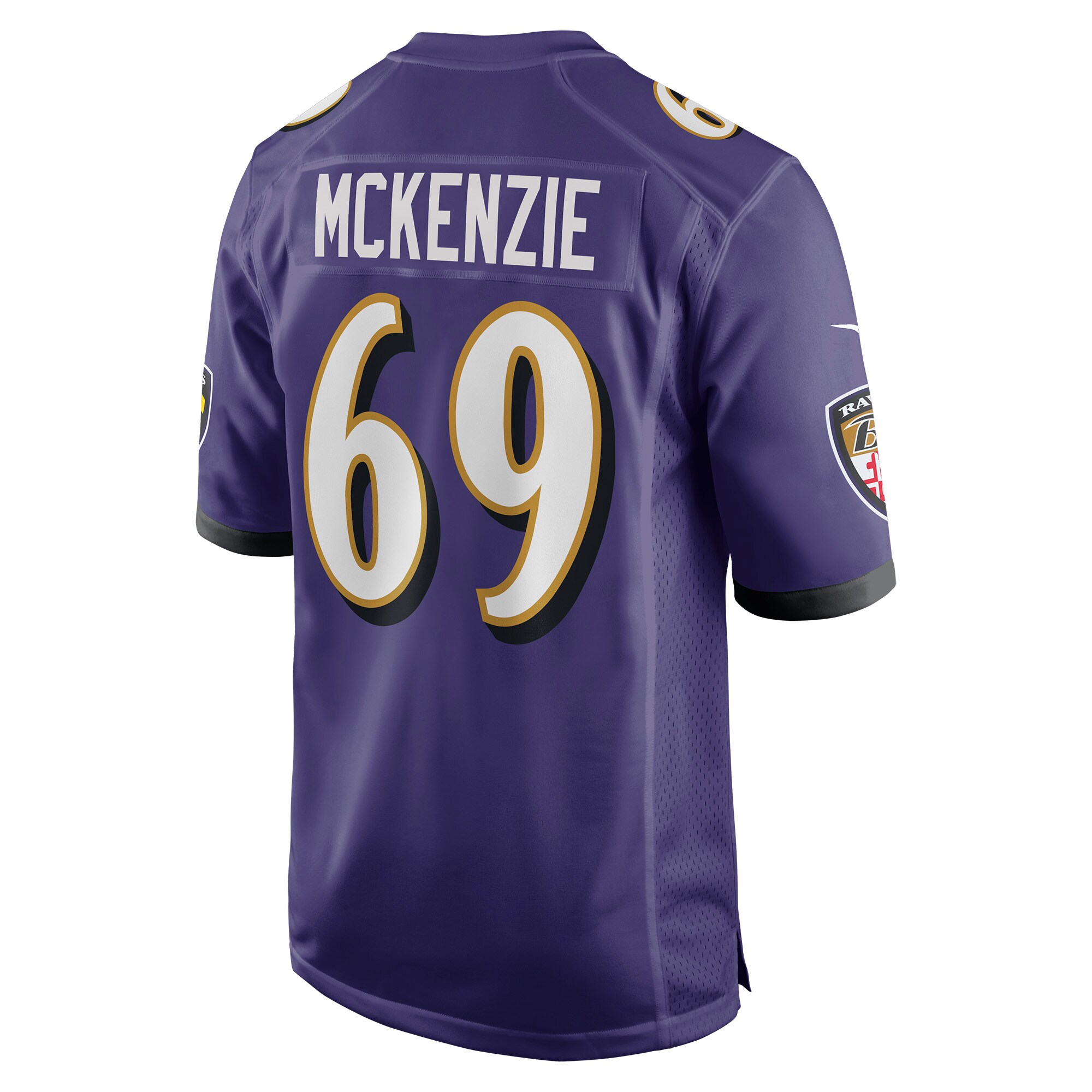 Kahlil McKenzie Baltimore Ravens  Game Jersey - Purple
