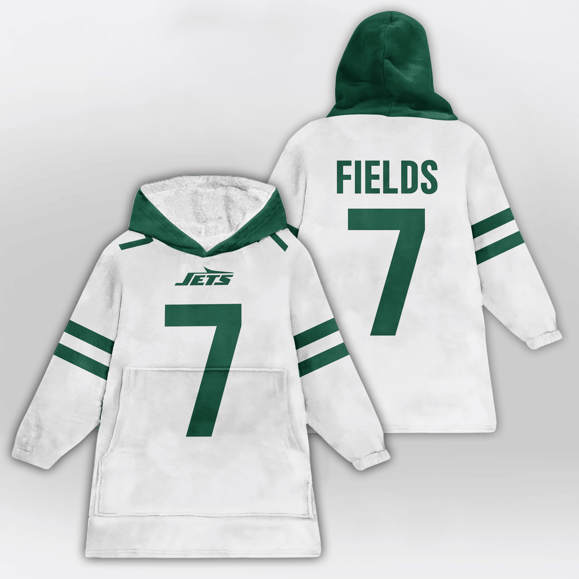 Kid J.F 7 New York J Football Unisex Blanket Hoodie