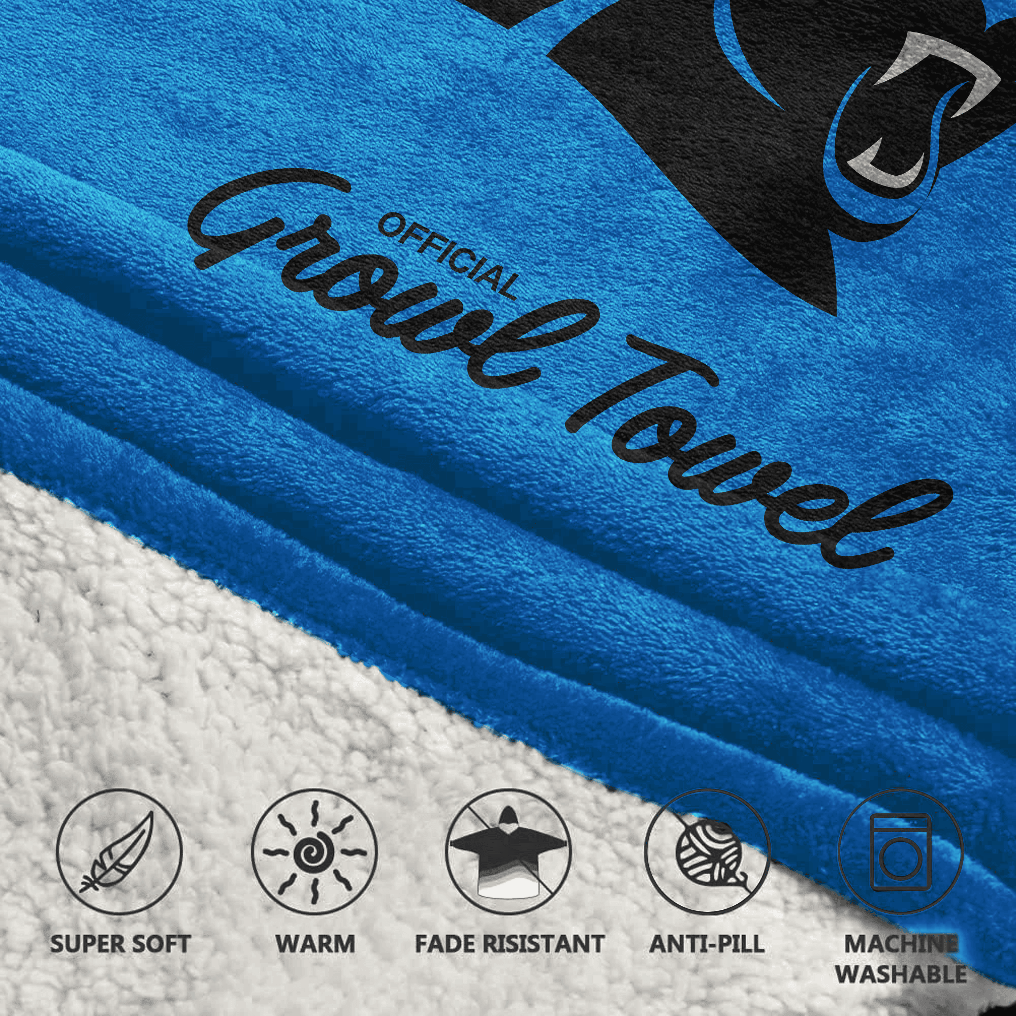 Adult Growl Towel 4 Carolina Football Unisex Blanket Hoodie