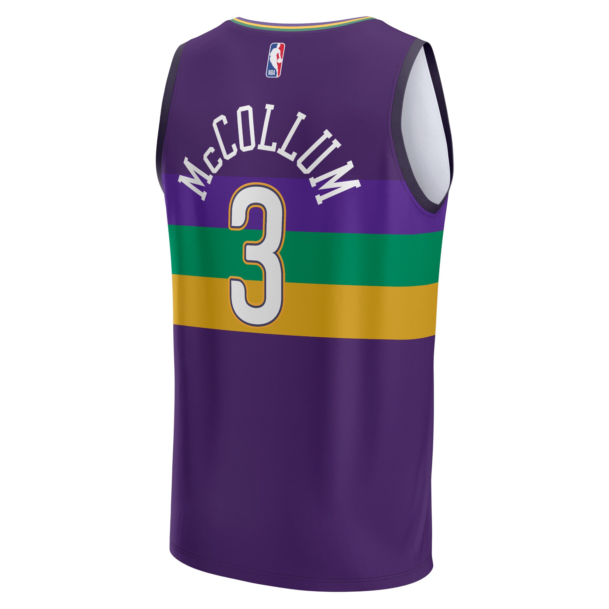 CJ McCollum New Orleans Pelicans  Youth 2022/23 Fastbreak Jersey - City Edition - Purple