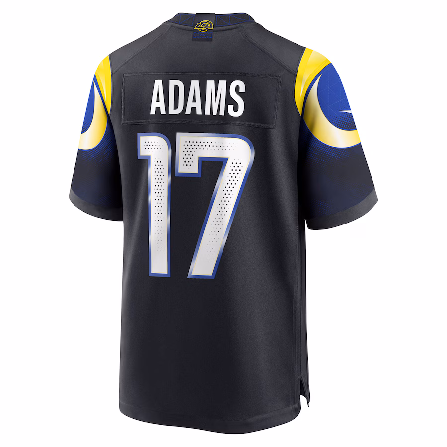 Davante Adams #17 Los Angeles Rams 2025 Rivalries Collection Game Jersey - Midnight Blue