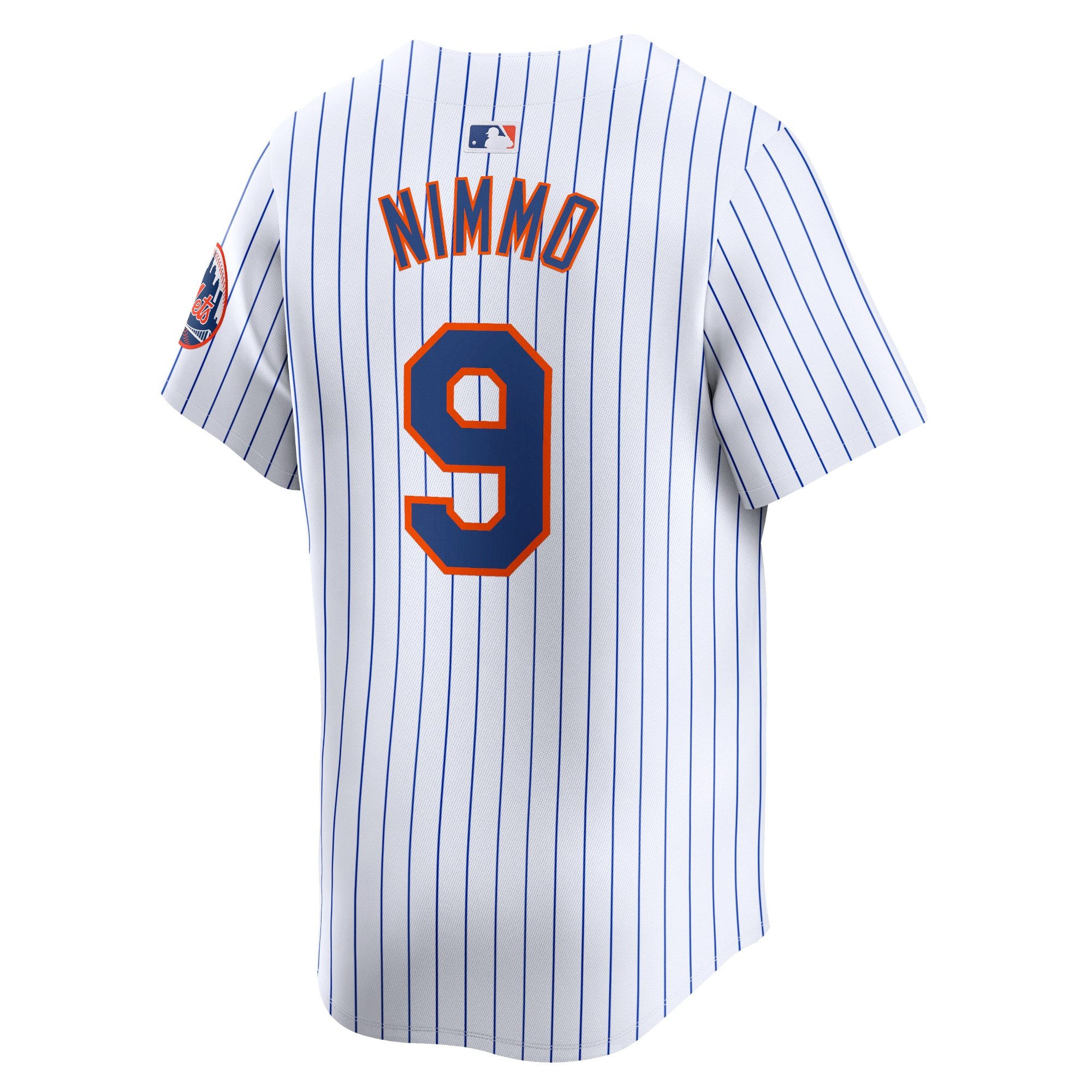 Men's New York Mets Brandon Nimmo  White Home Limited Player Jersey