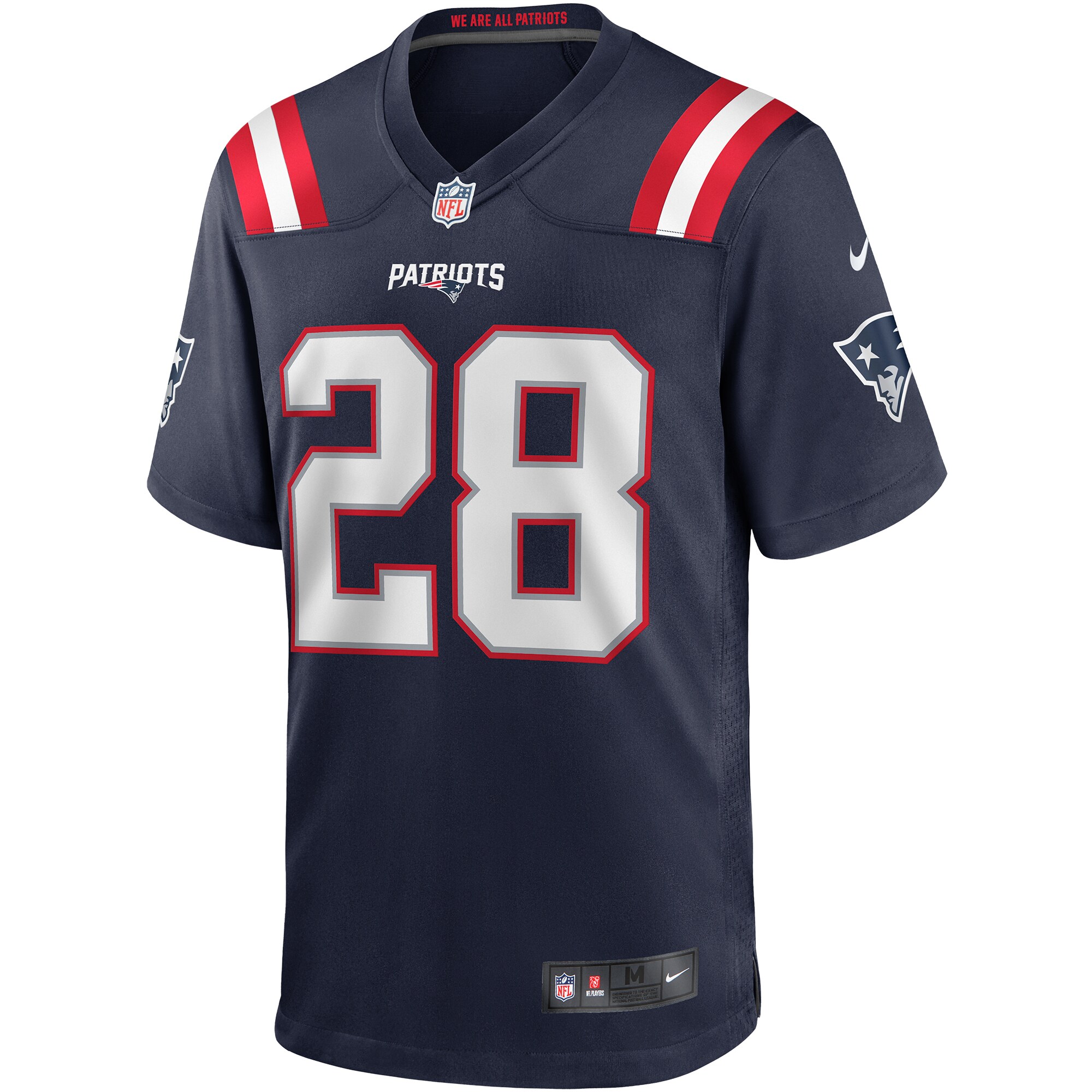 James White New England Patriots  Game Jersey - Navy