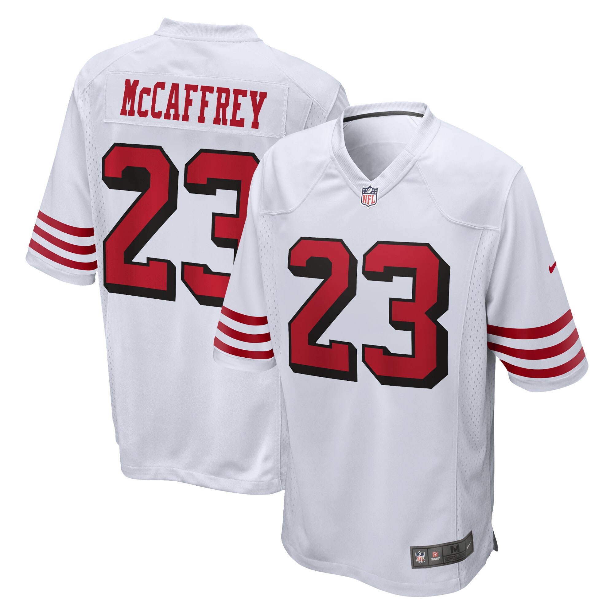 Christian McCaffrey San Francisco 49ers  Game Jersey - White