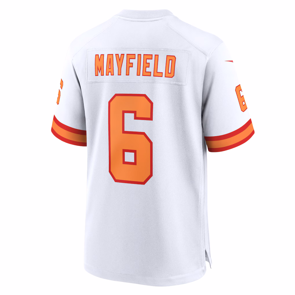 Baker Mayfield #6 Tampa Bay Buccaneers 50th Season Game Jersey - White