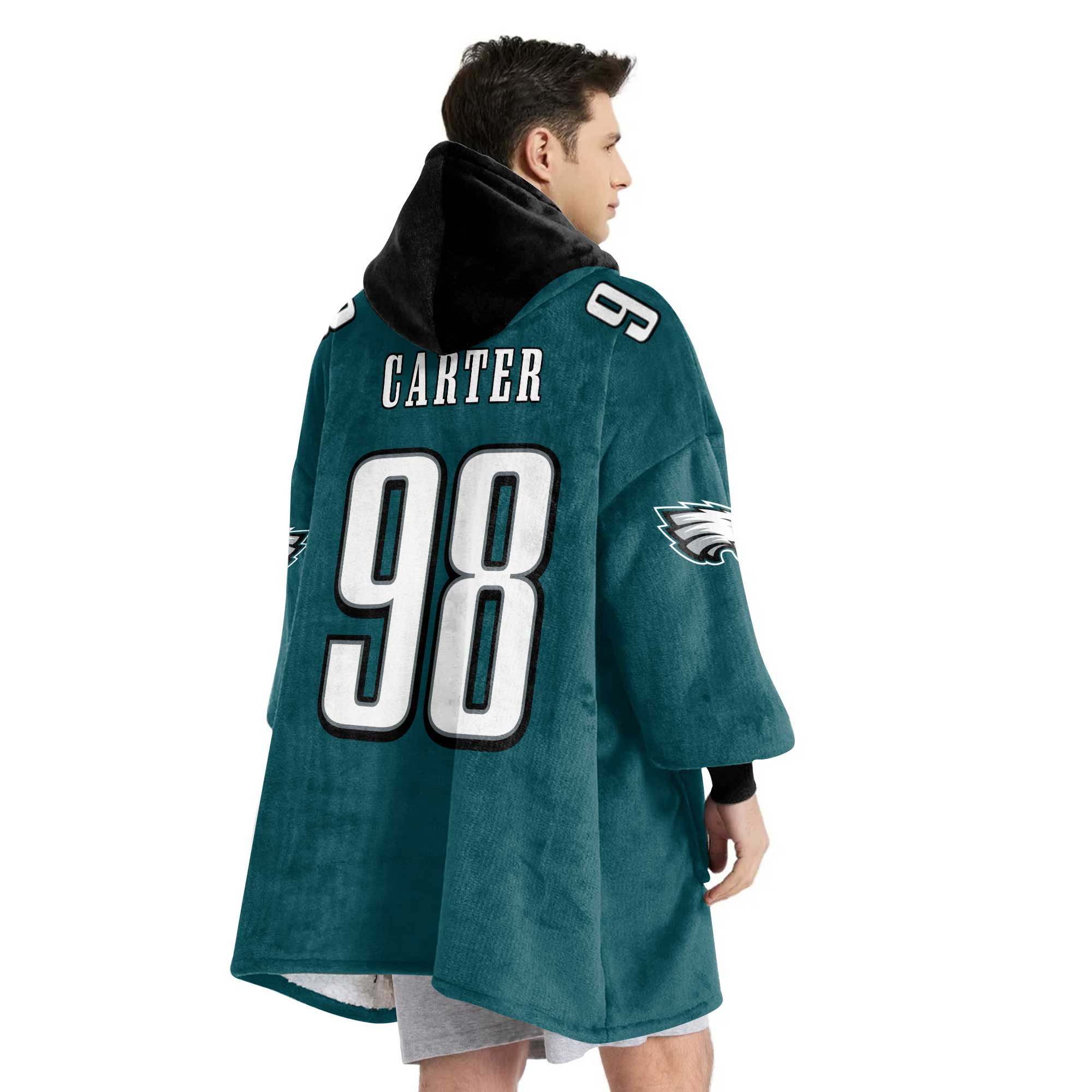 Adult J.C 98 Philadelphia Football Unisex Blanket Hoodie