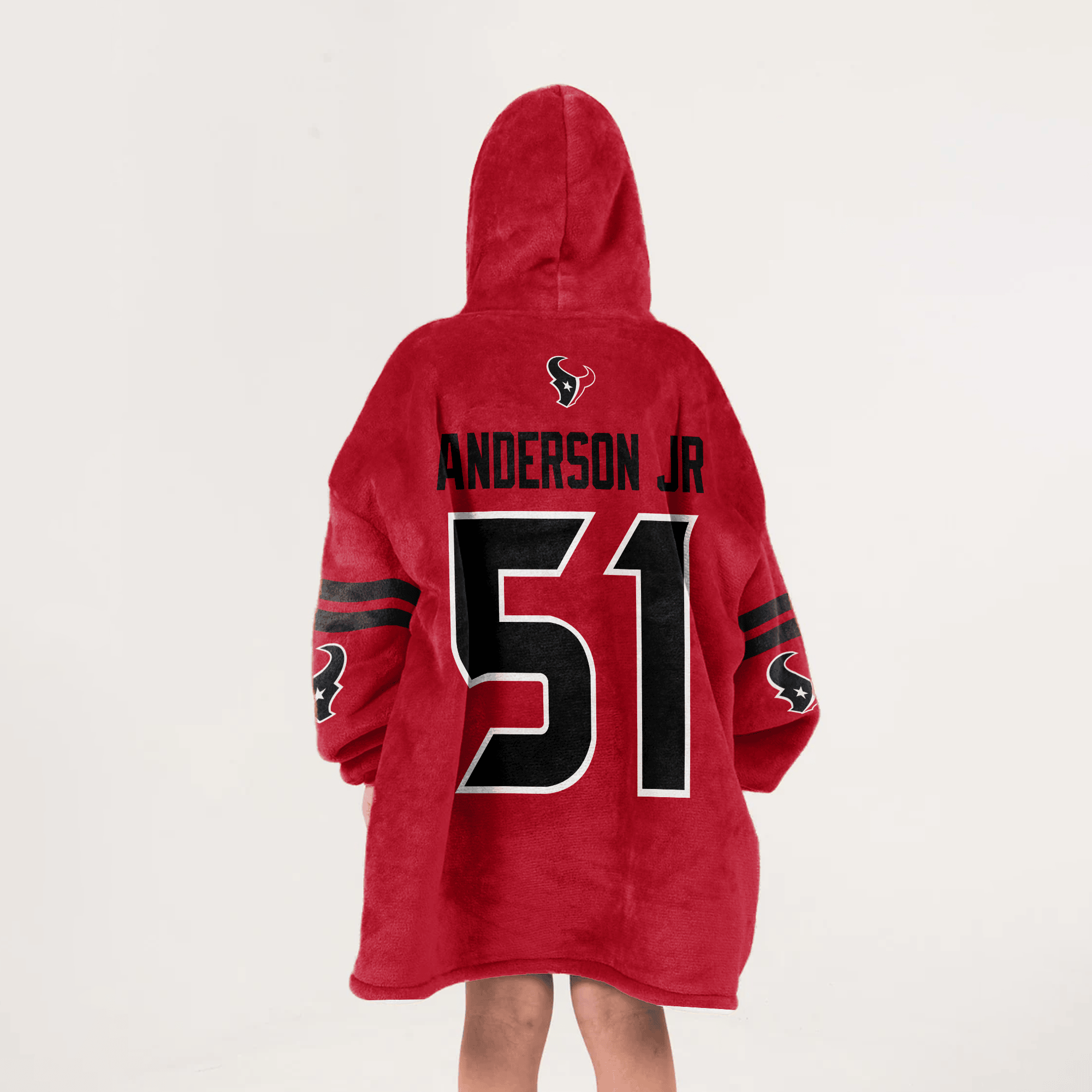 Kid W.A 51 Houston Football Unisex Blanket Hoodie