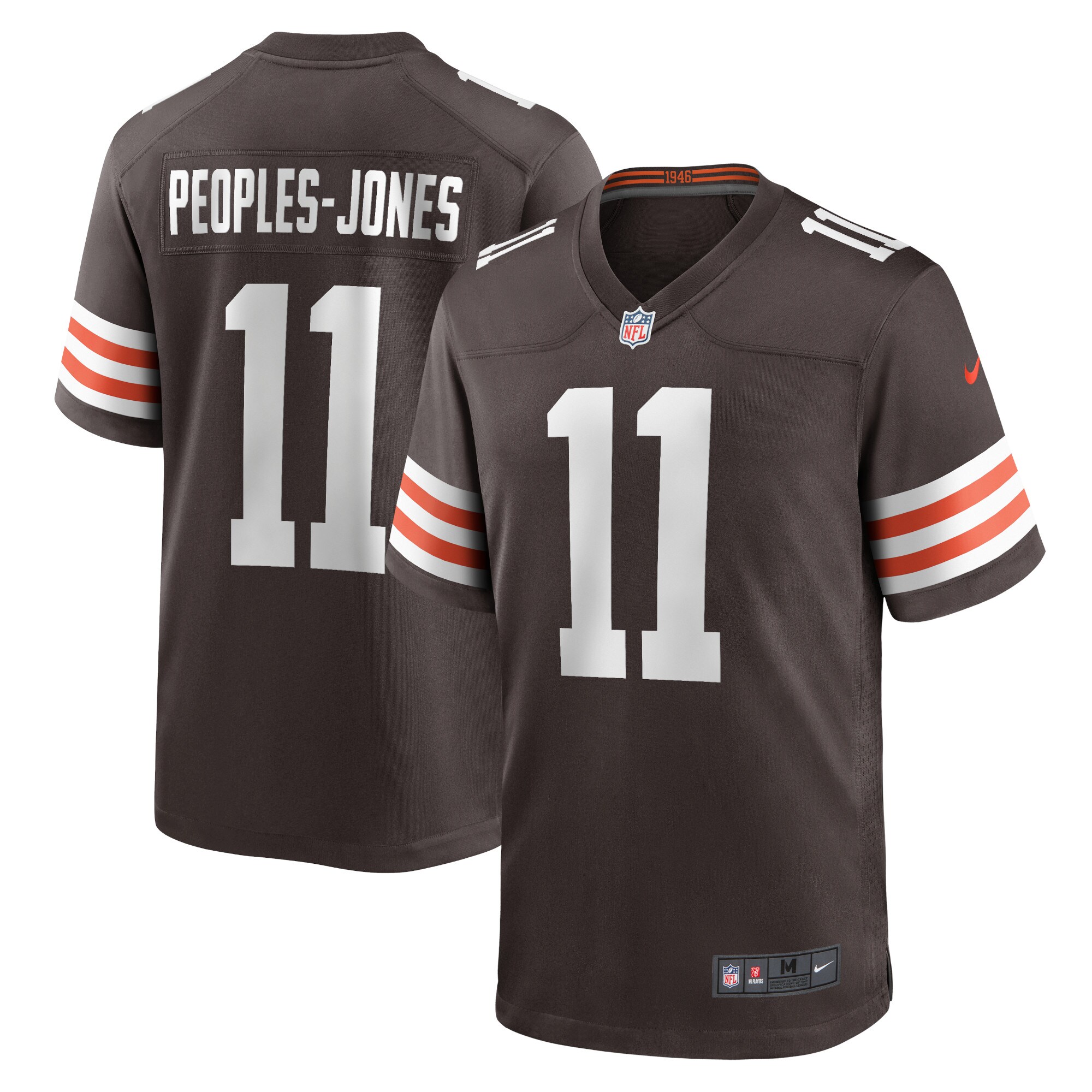 Donovan Peoples-Jones Cleveland Browns  Team Game Jersey - Brown