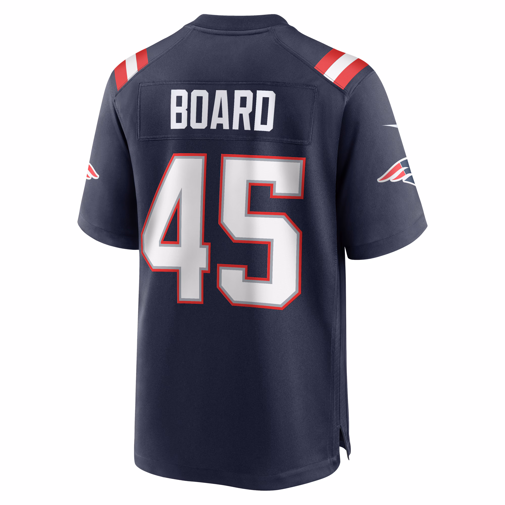 Chris Board New England Patriots Game Player Jersey - Navy