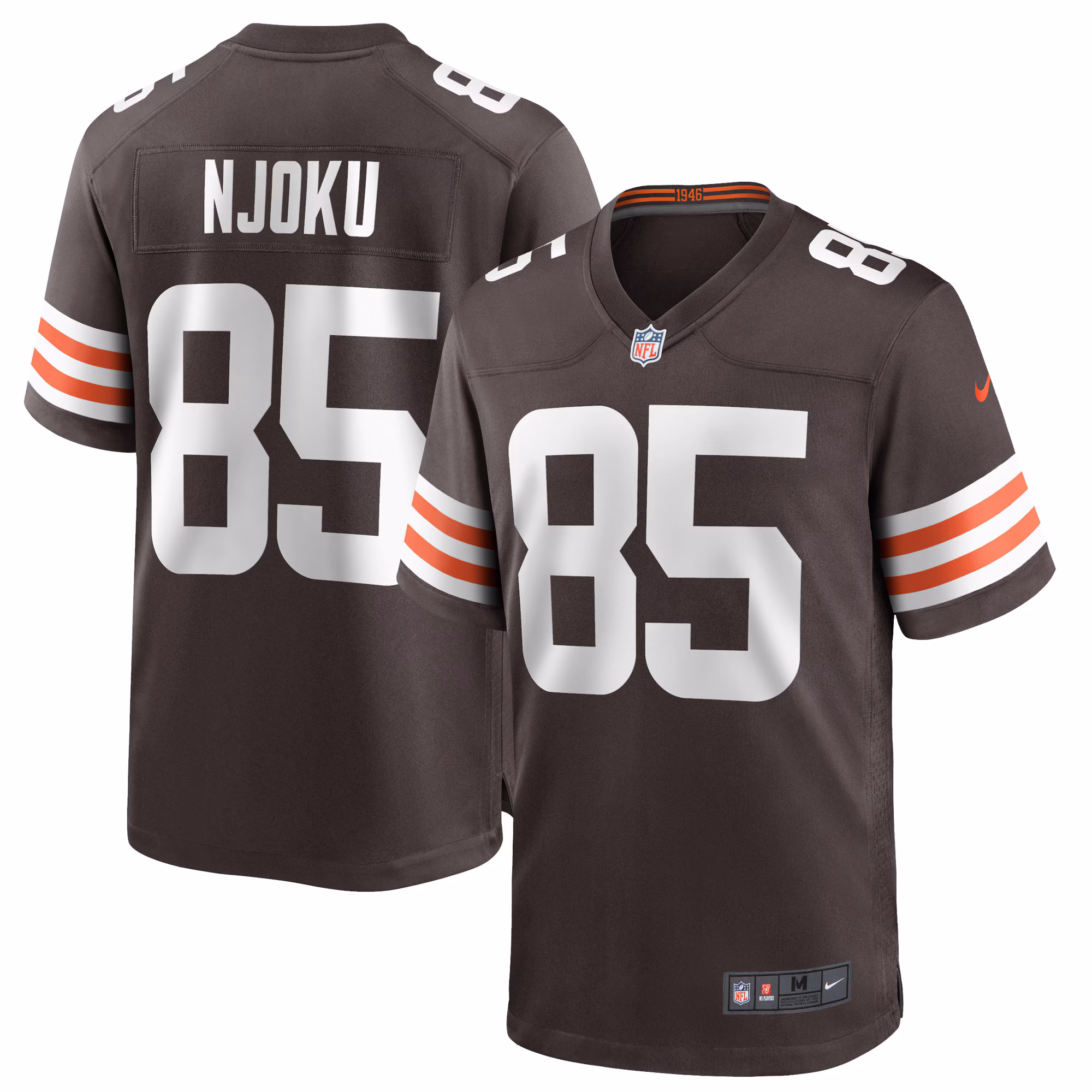 David Njoku Cleveland Browns Game Player Jersey - Brown