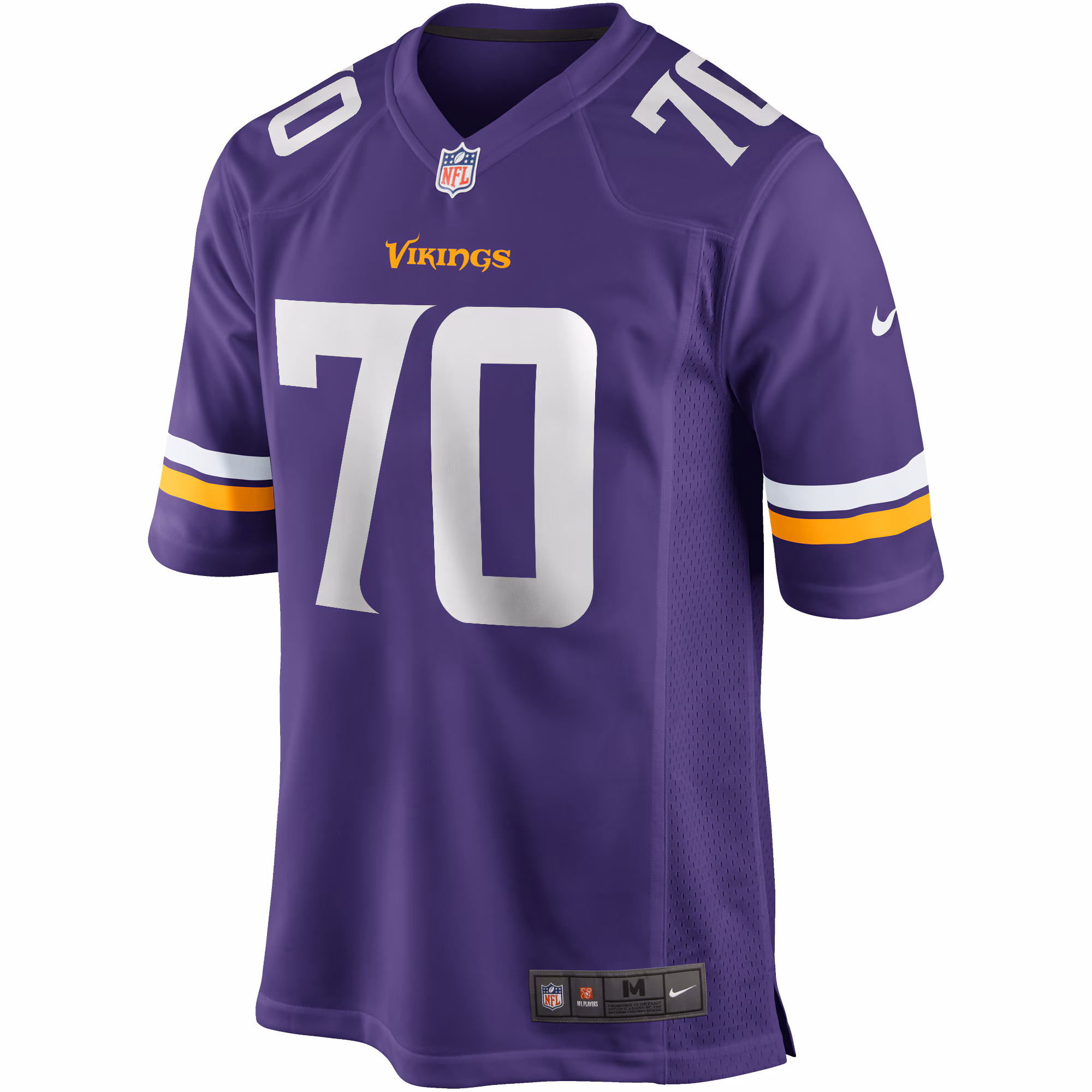Jim Marshall Minnesota Vikings Game Retired Player Jersey - Purple