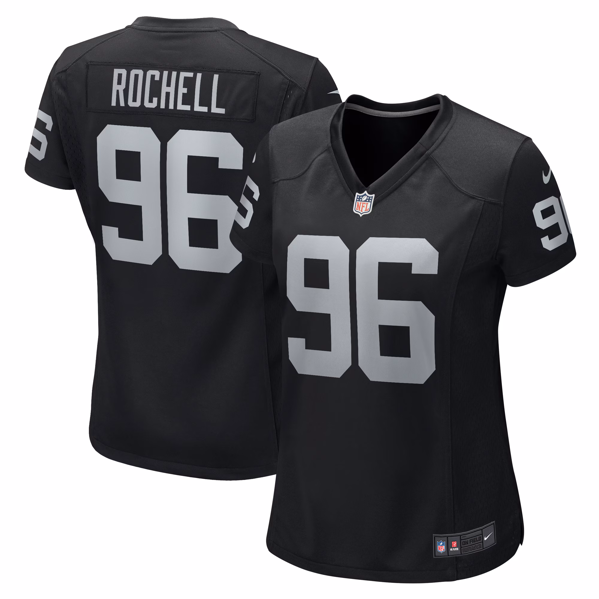 Isaac Rochell Las Vegas Raiders Women's Team Game Jersey -  Black