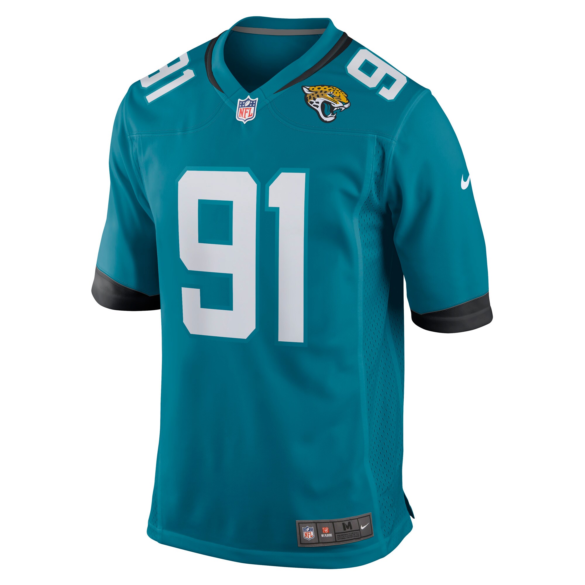 Dawuane Smoot Jacksonville Jaguars Game Jersey - Teal