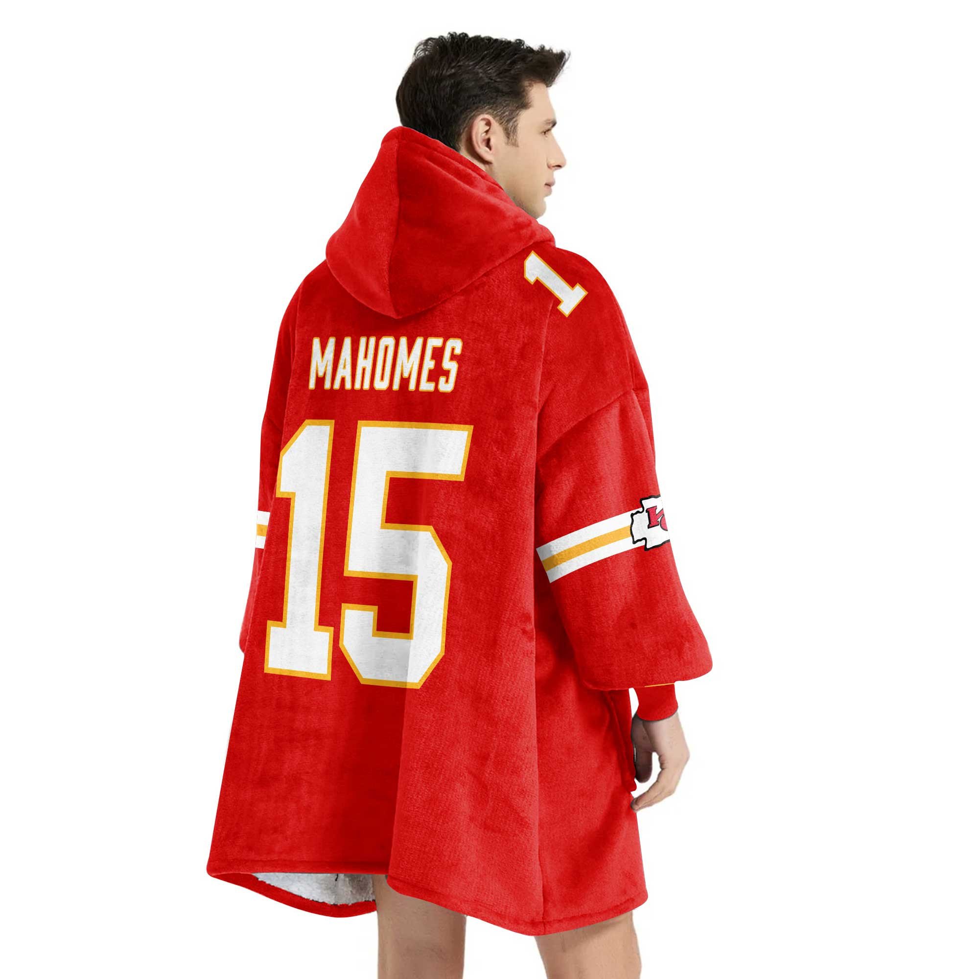 Adult PM 15 Kansas City Football Unisex Blanket Hoodie