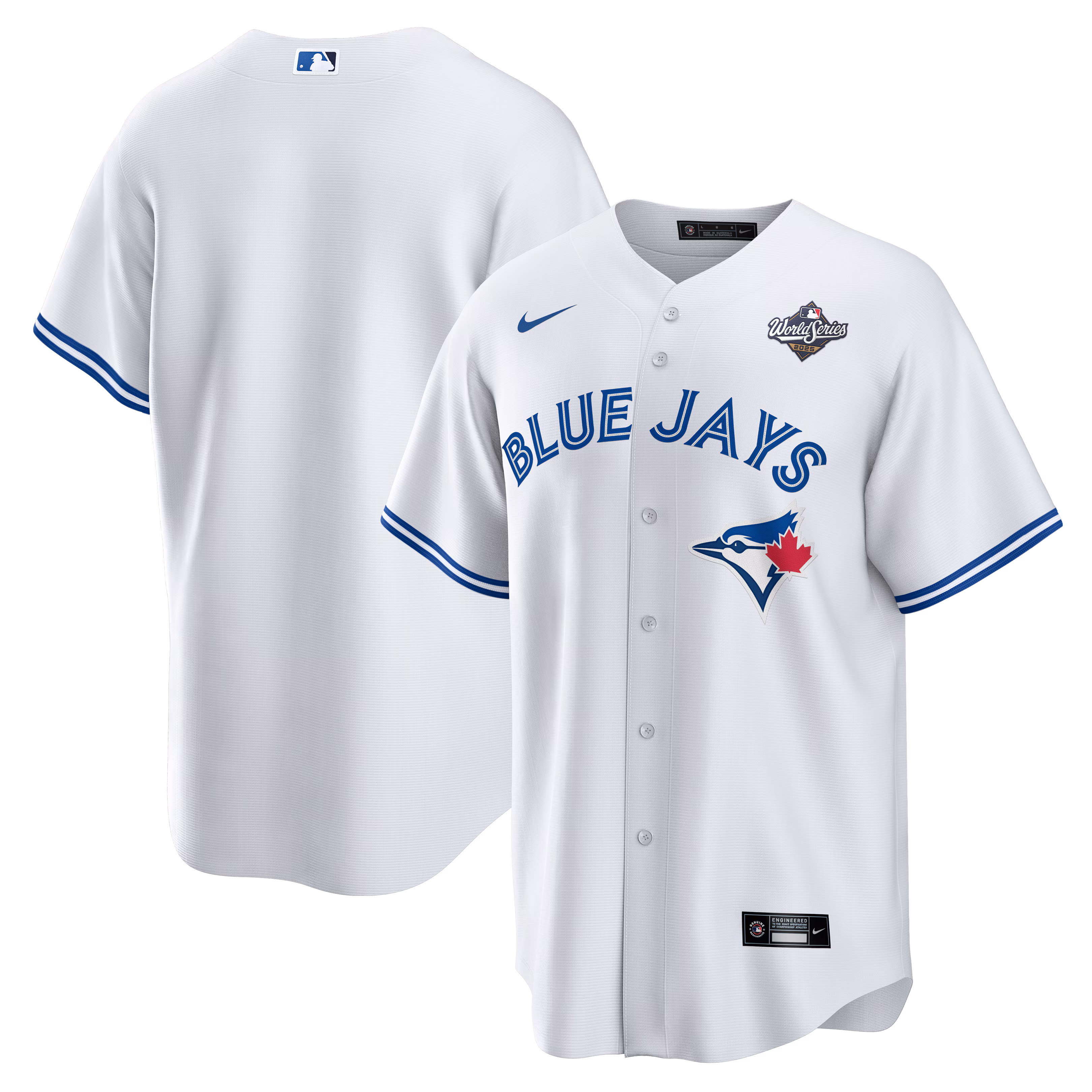 Toronto Blue Jays 2025 World Series Home Replica Jersey - White