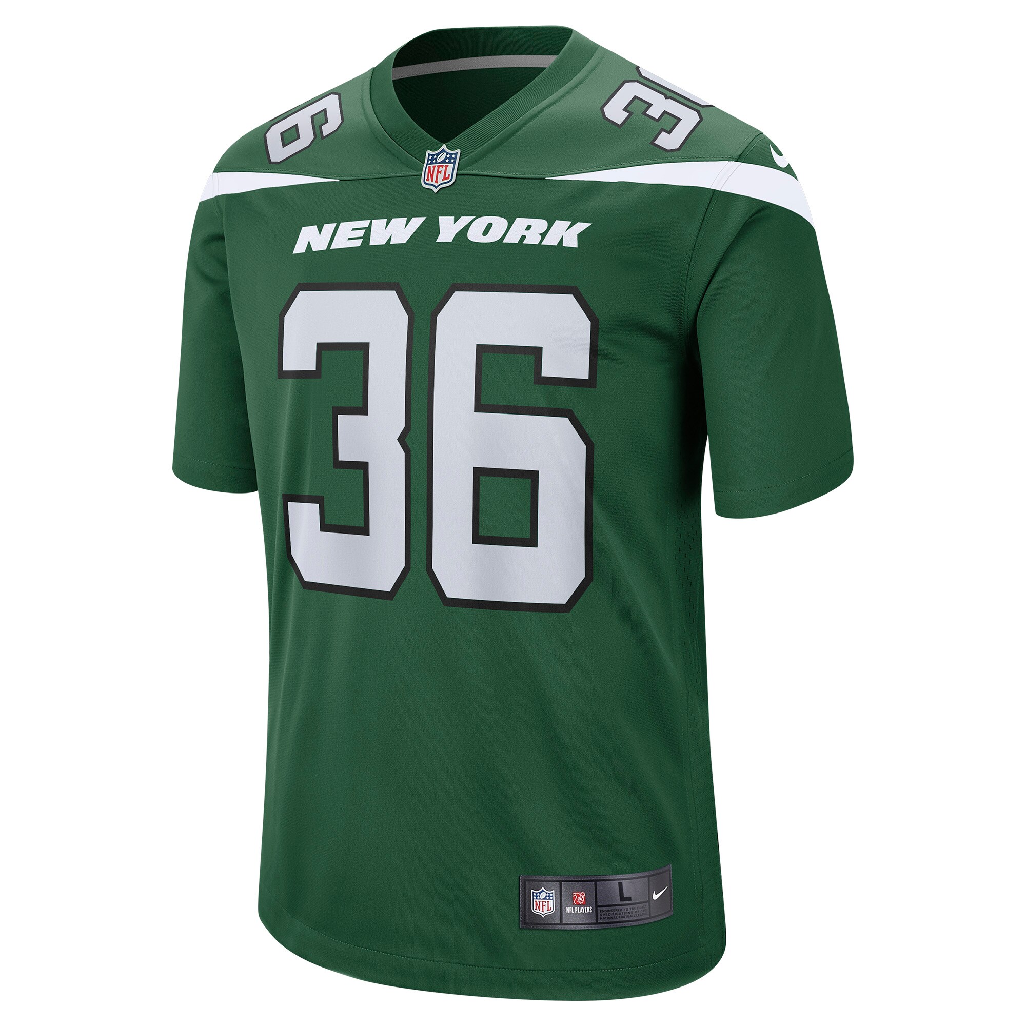 Marcell Harris New York Jets  Game Player Jersey - Gotham Green
