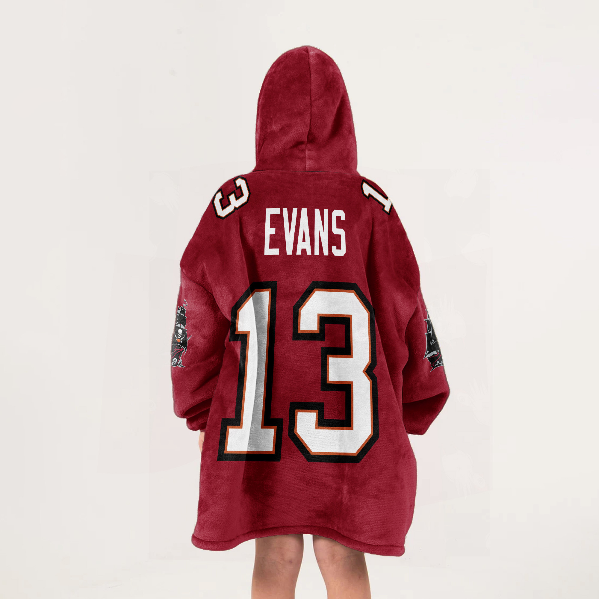 Kid M.E. 13 Tampa Bay Football Unisex Blanket Hoodie