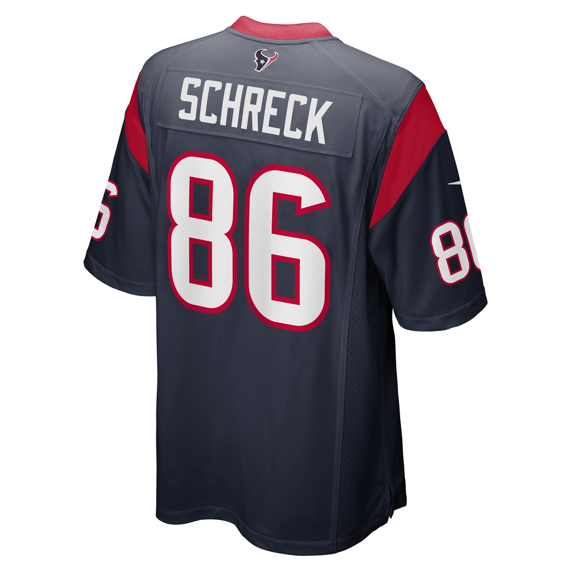 Mason Schreck Houston Texans  Game Player Jersey - Navy