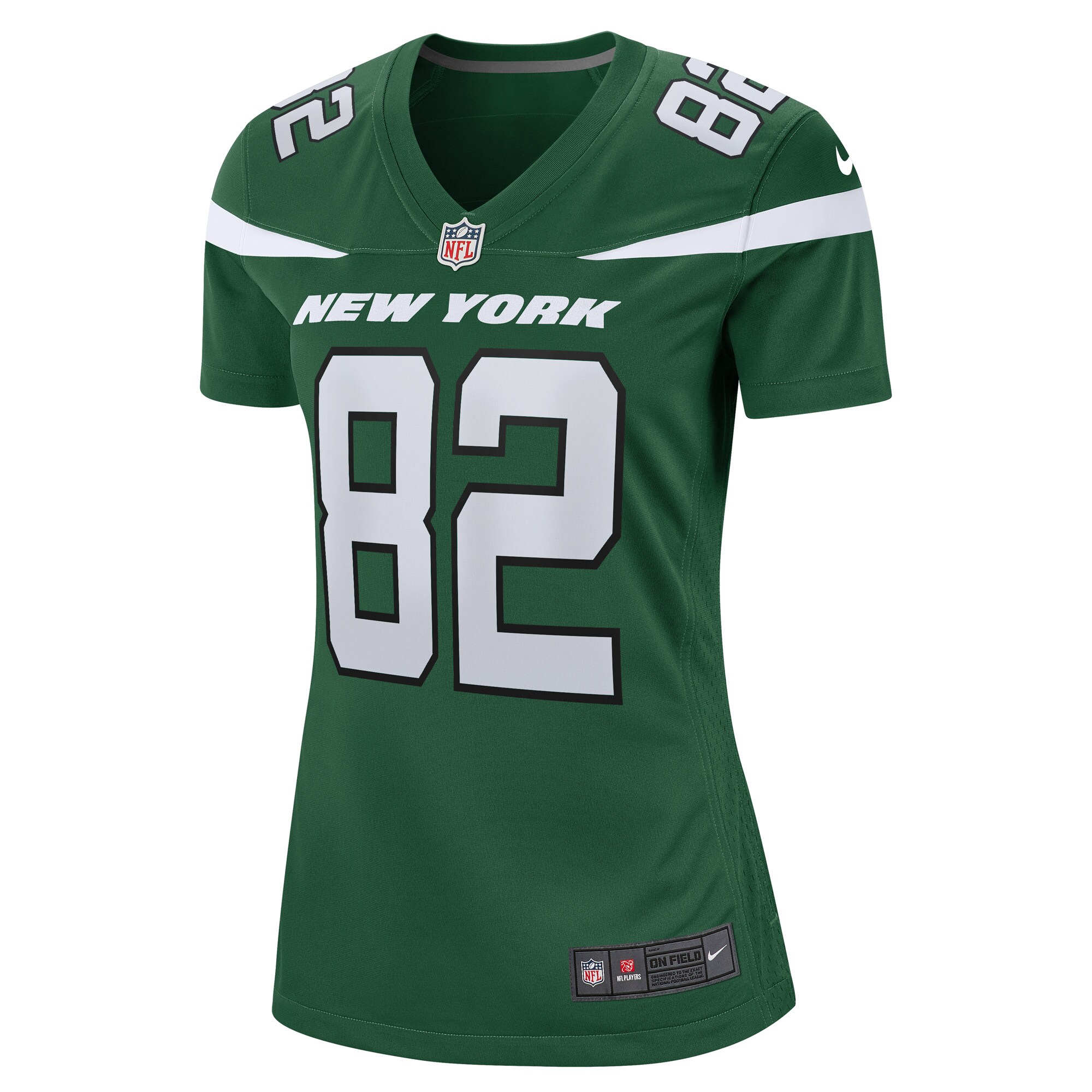 Irvin Charles New York Jets  Women's Game Player Jersey - Gotham Green