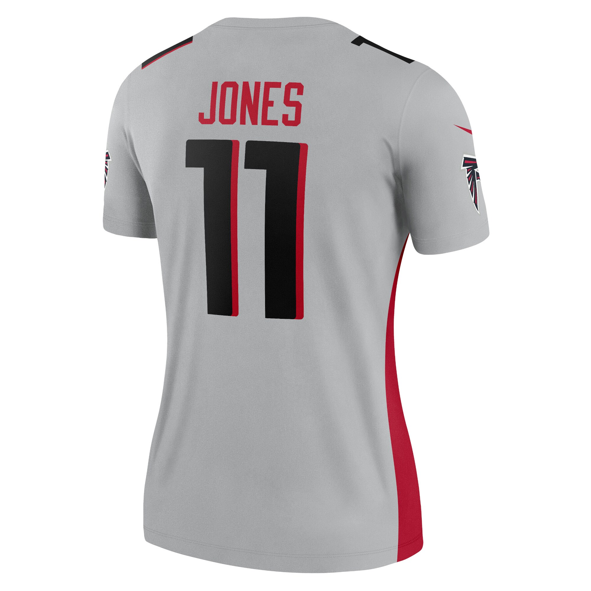 Julio Jones Atlanta Falcons Women's Inverted Legend Jersey - Silver