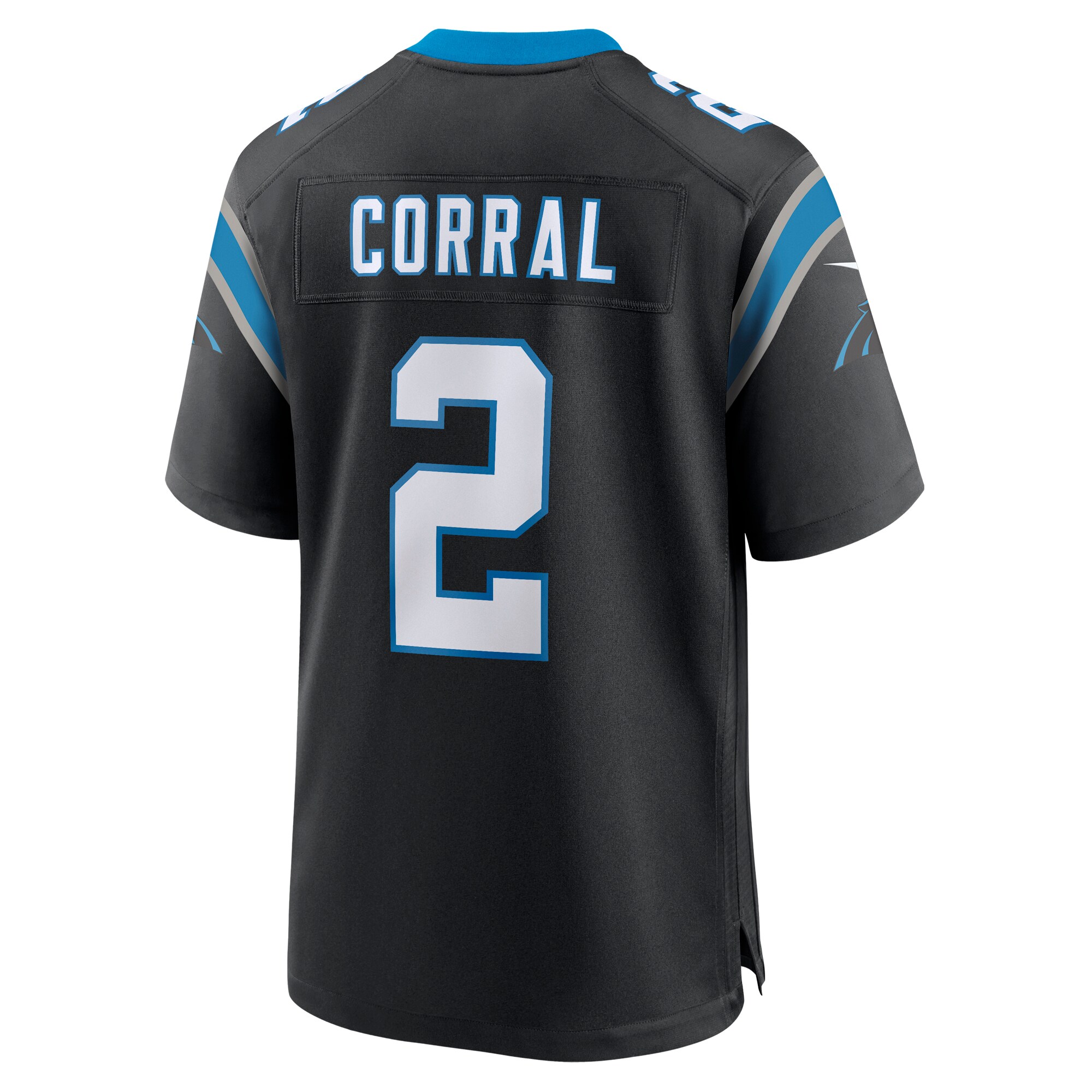 Matt Corral Carolina Panthers  Team Game Jersey - Black
