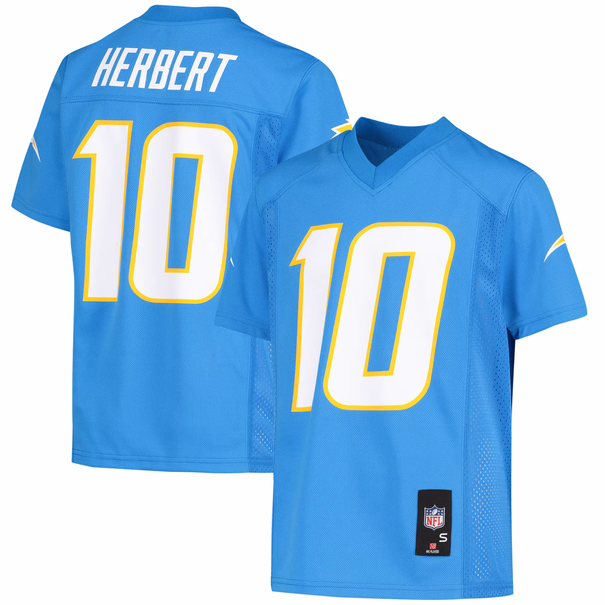 Justin Herbert Los Angeles Chargers Youth Replica Player Jersey - White