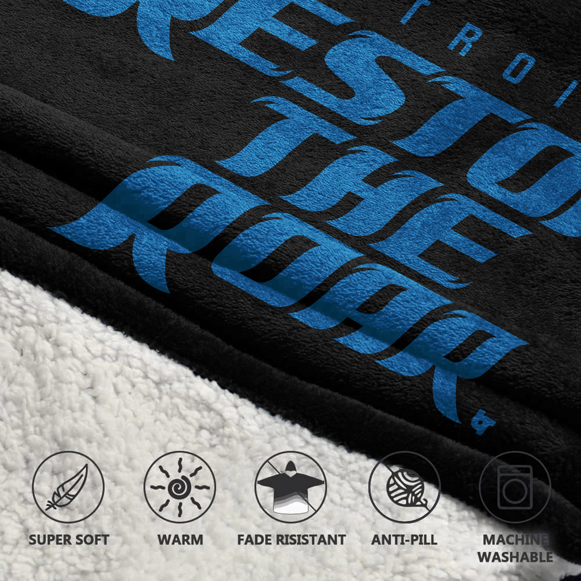 Adult 97 Detroit Lions Football Unisex Blanket Hoodie
