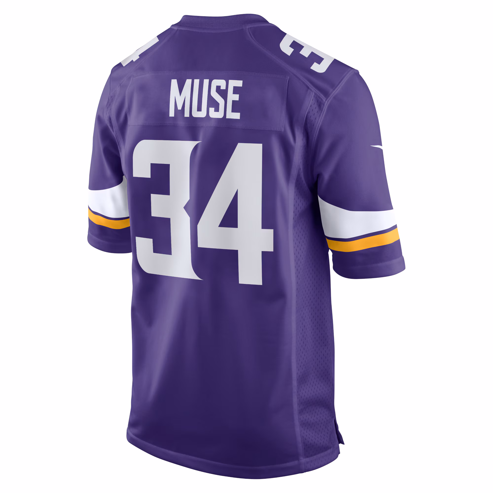 Nick Muse Minnesota Vikings Home Game Player Jersey - Purple