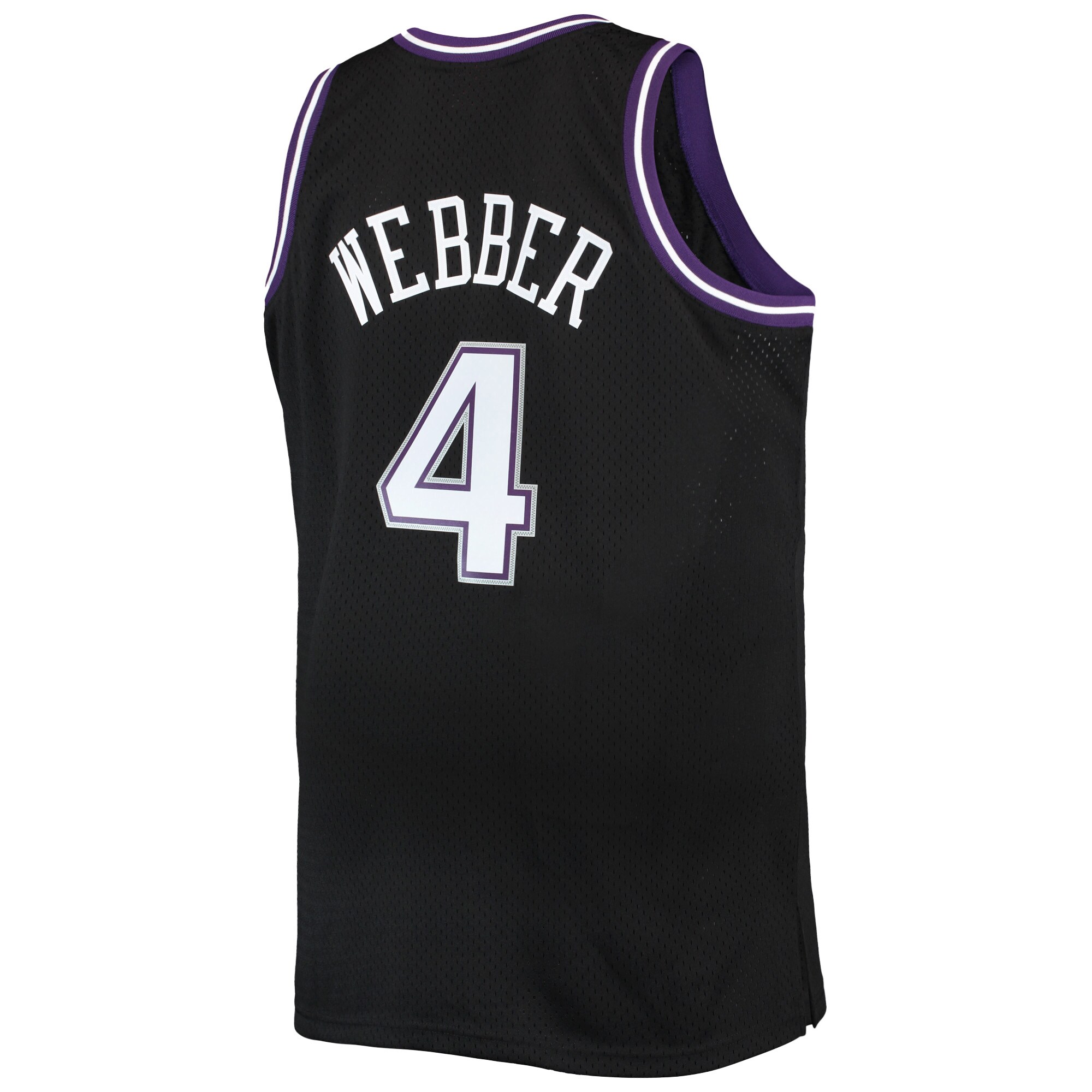 Chris Webber Sacramento Kings Mitchell & Ness Big & Tall 2000-01 Hardwood Classics Swingman Jersey - Black