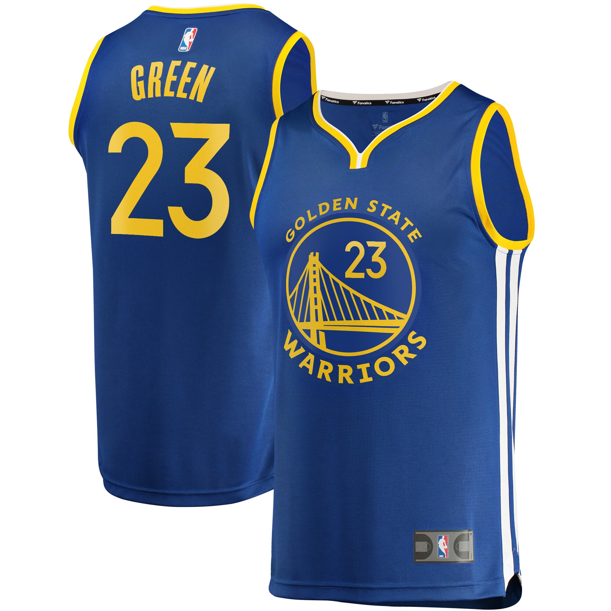 Draymond Green Golden State Warriors  Fast Break Replica Player Team Jersey - Icon Edition - Royal