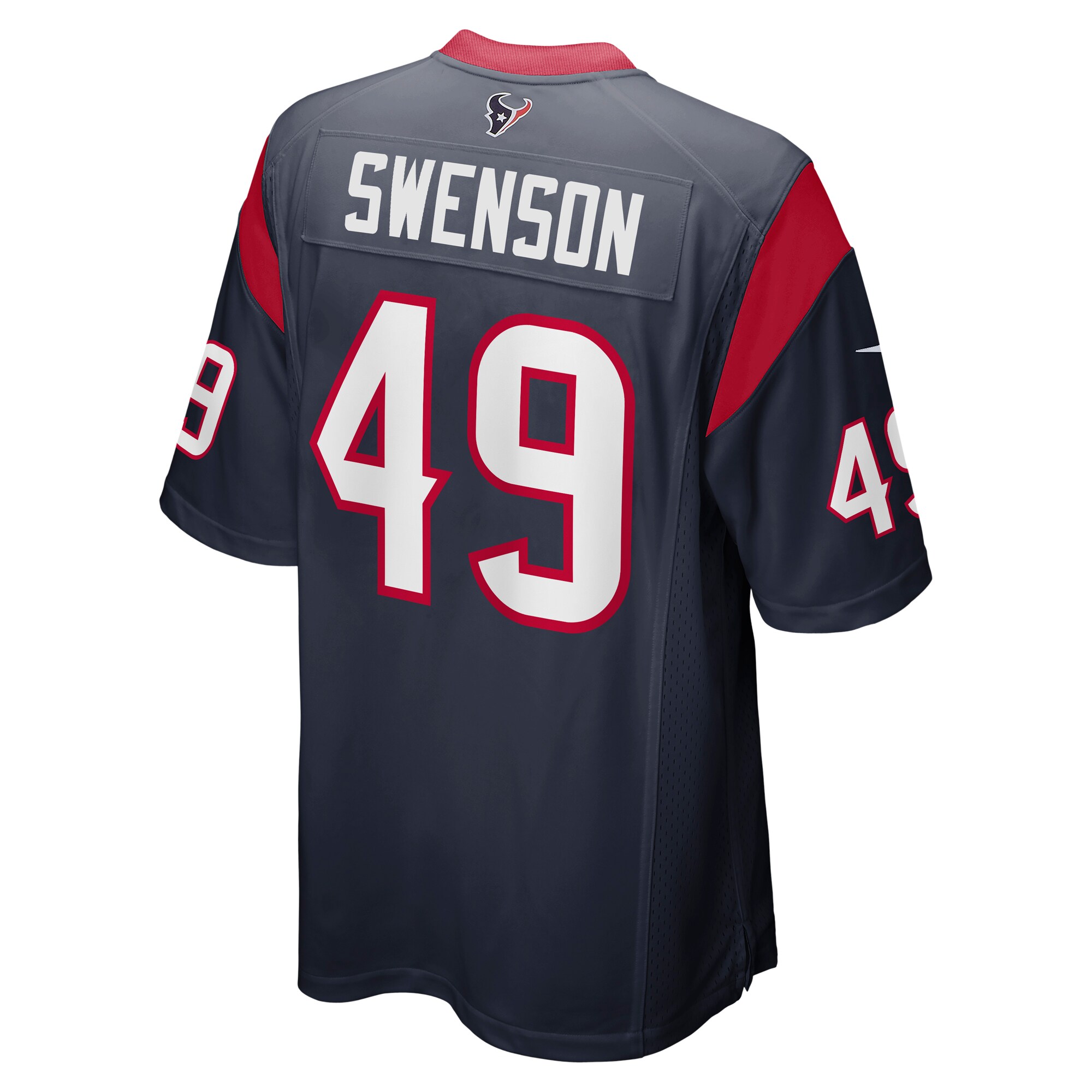 Ian Swenson Houston Texans  Team Game Jersey - Navy