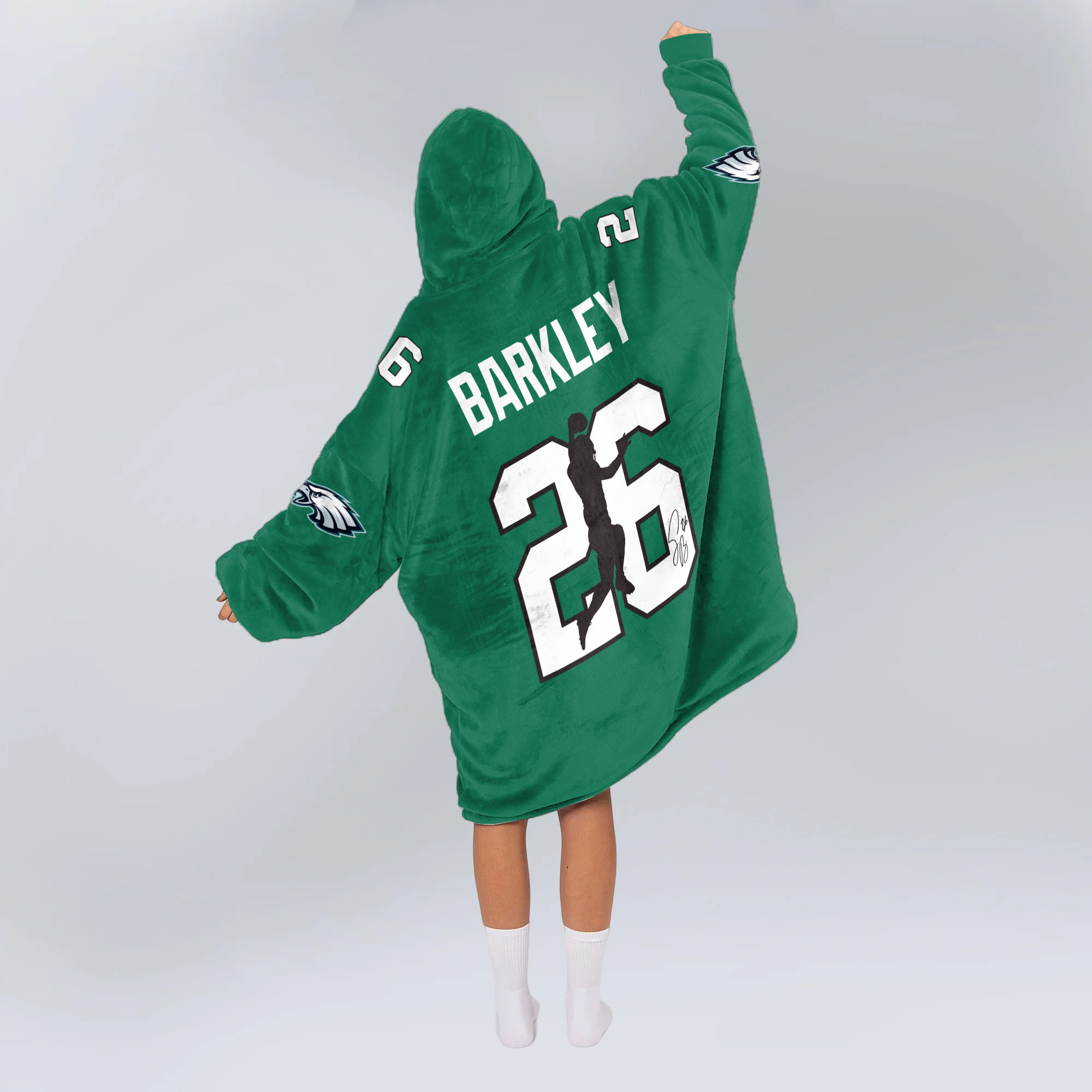 Adult S.B 26 Philadelphia Football Unisex Blanket Hoodie