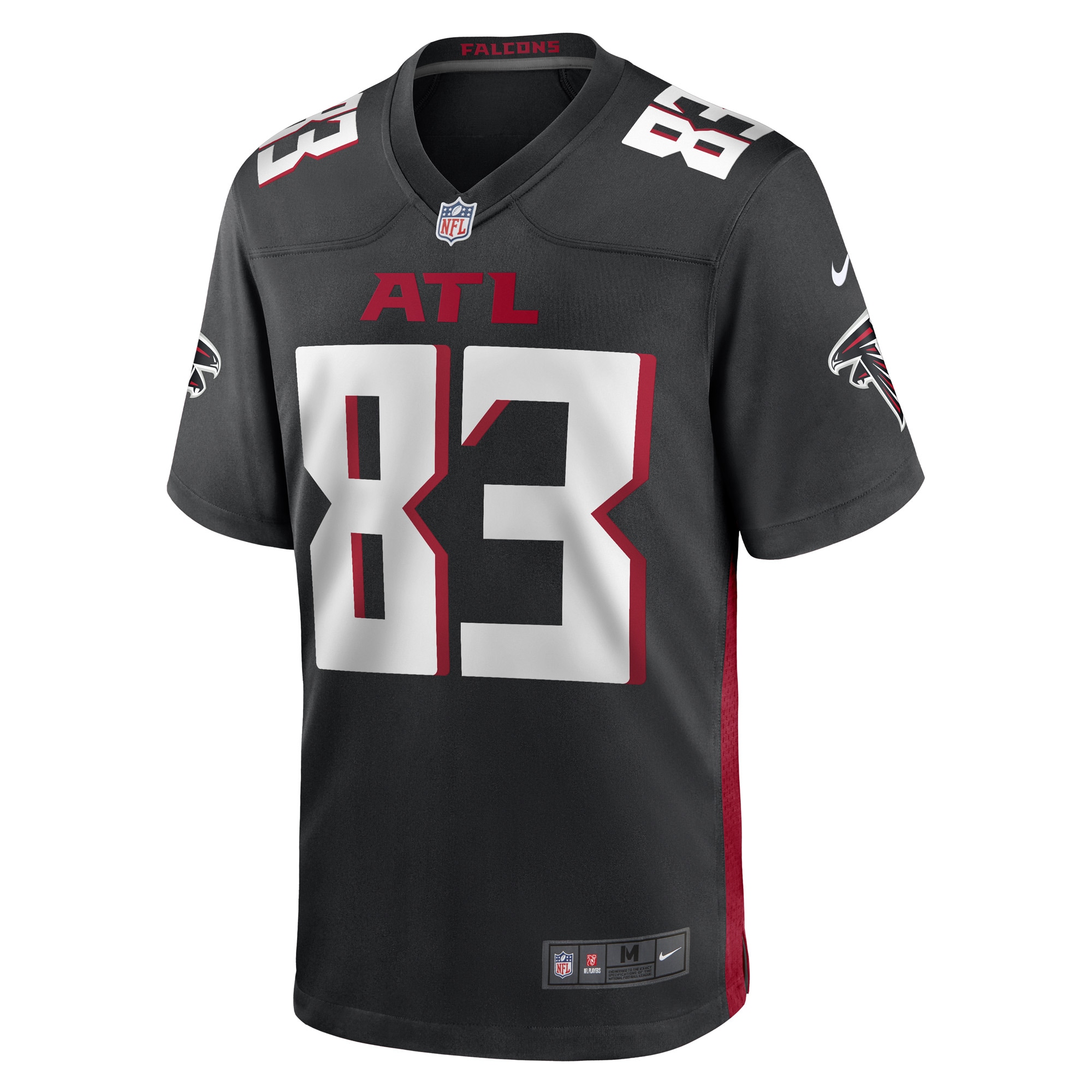 Jared Bernhardt Atlanta Falcons  Game Player Jersey - Black