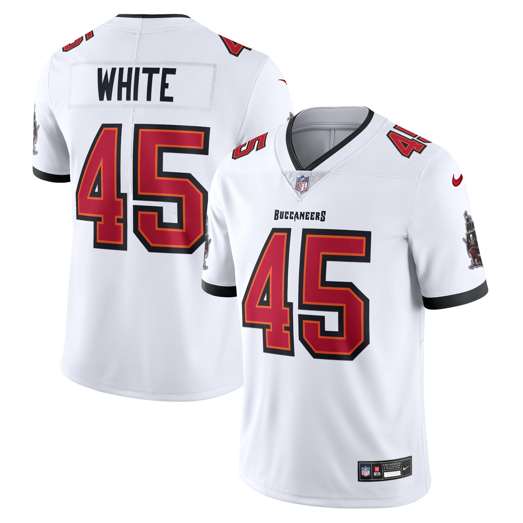 Devin White Tampa Bay Buccaneers  Vapor Untouchable Limited Jersey - White