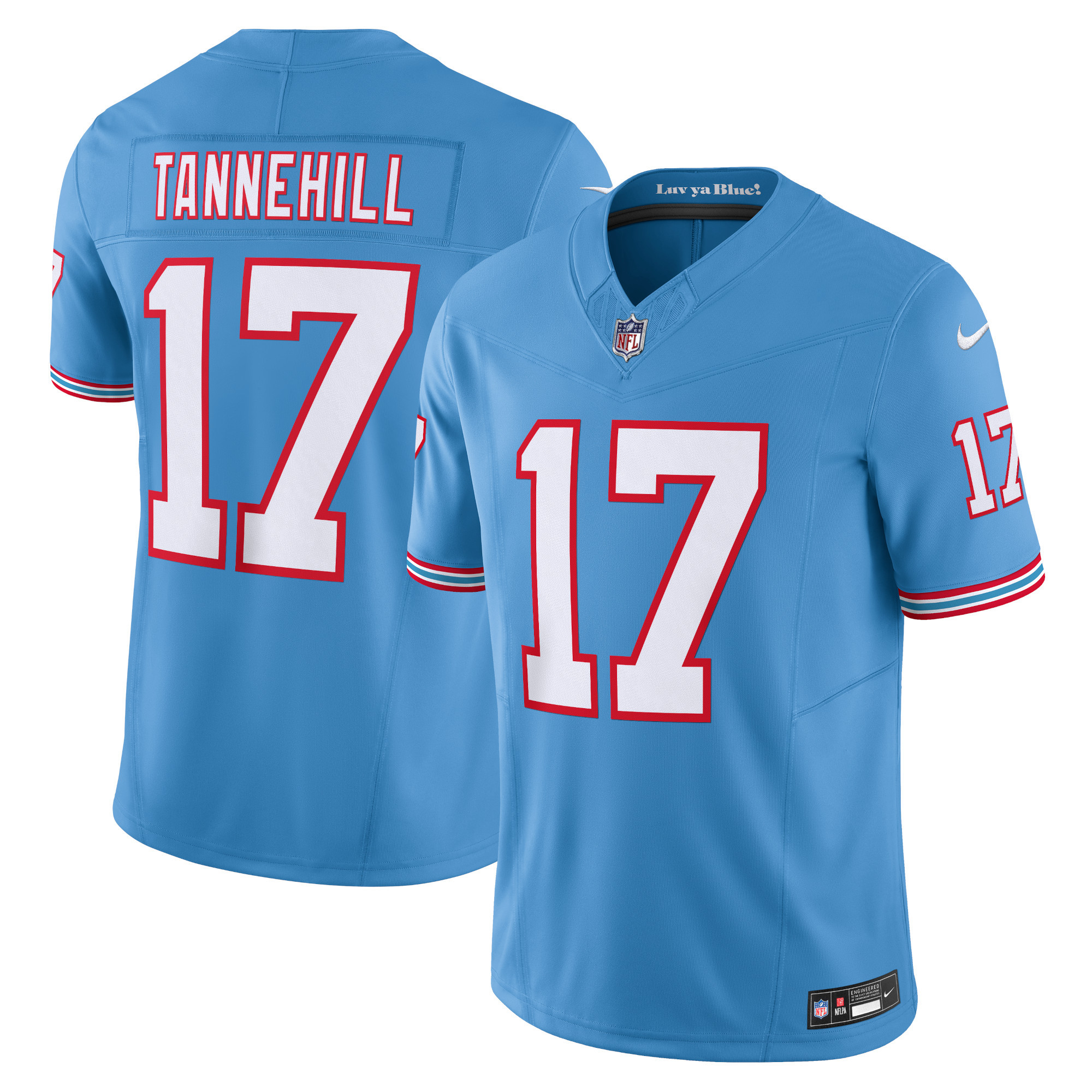 Ryan Tannehill Tennessee Titans Vapor F.U.S.E. Limited Jersey - Light Blue