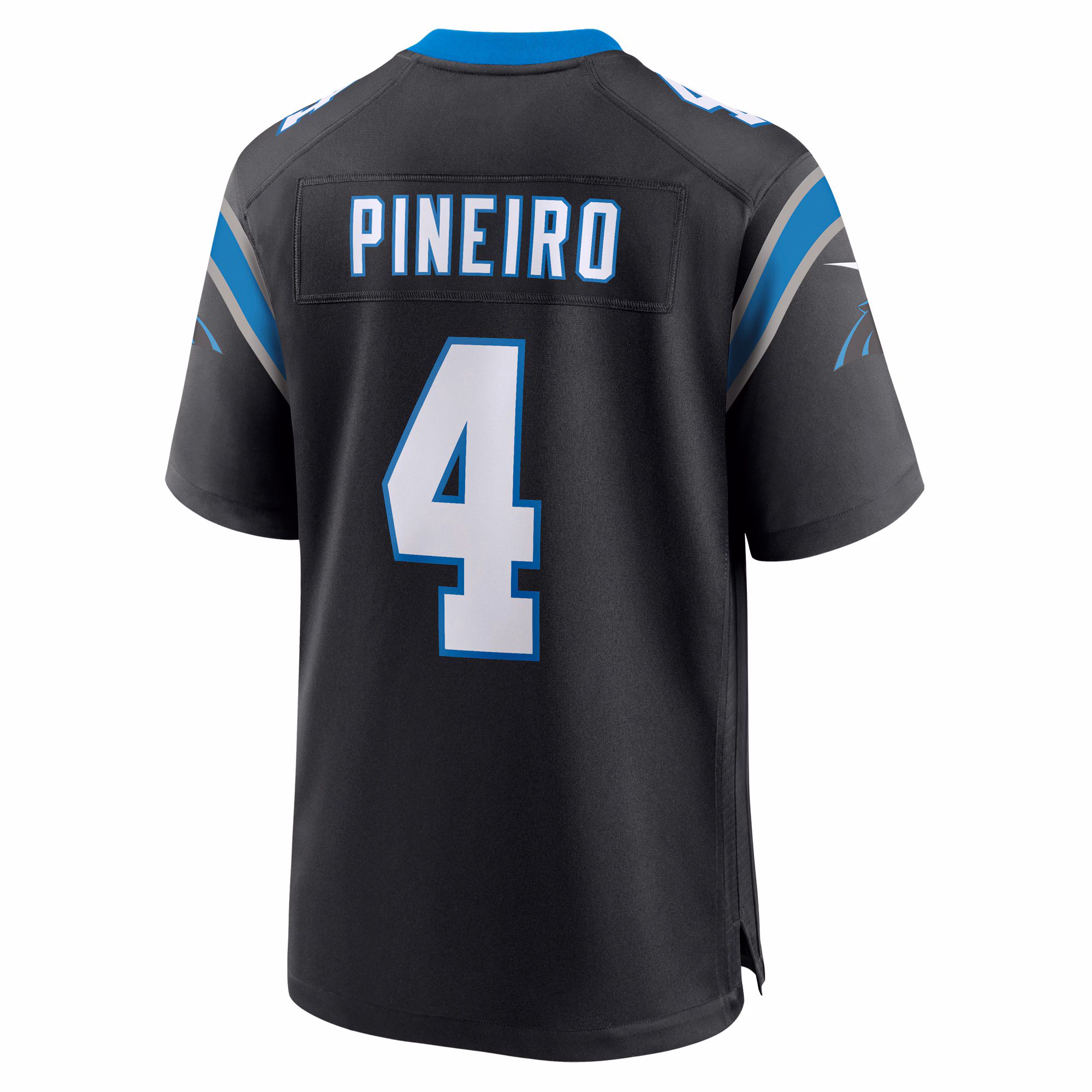 Eddy Pineiro Carolina Panthers Team Game Jersey - Black
