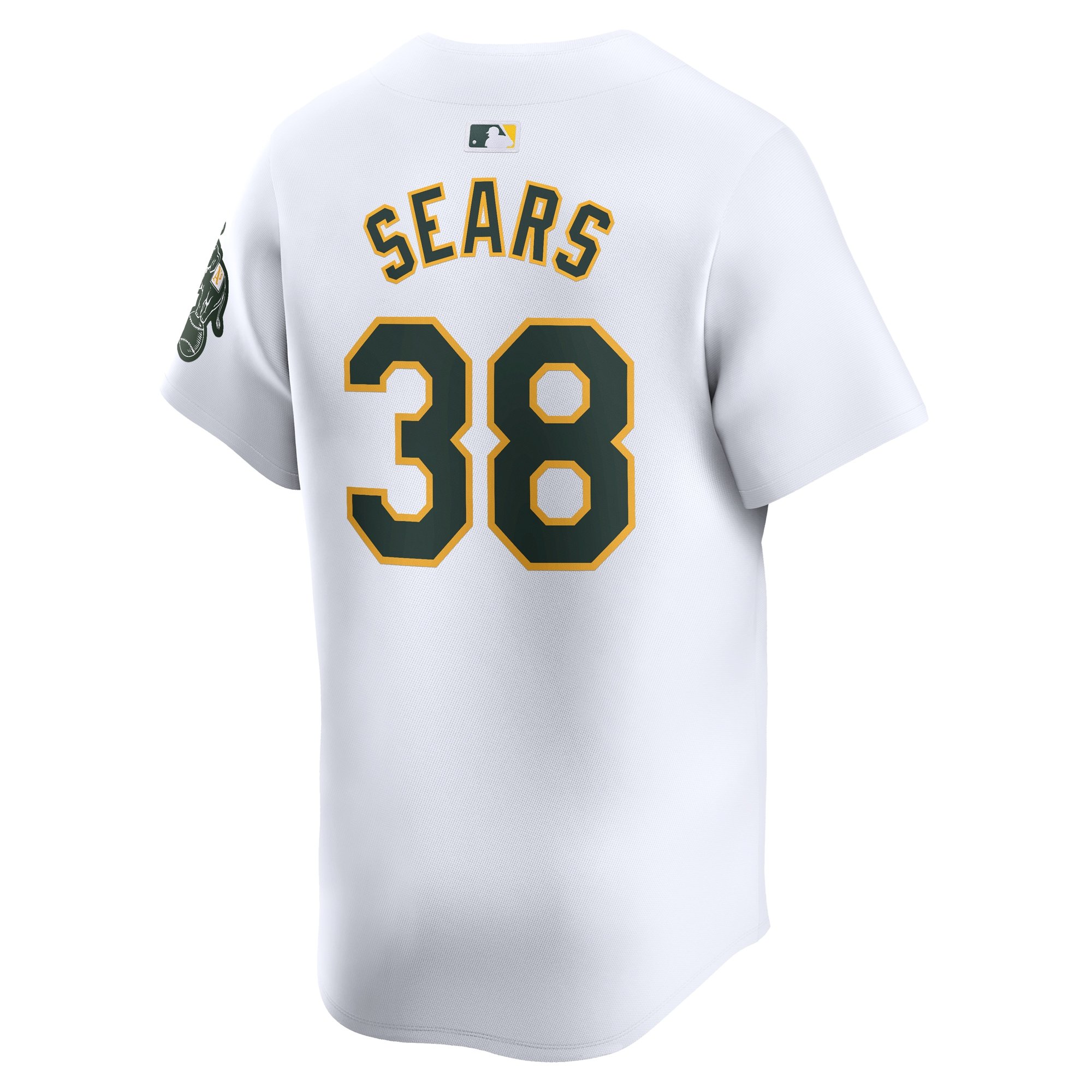 Men's Oakland Athletics JP Sears  White Home Limited Player Jersey